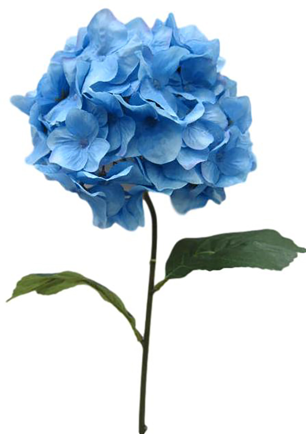 Изображение товара Искусственная ветка гортензия голубая 78 см
