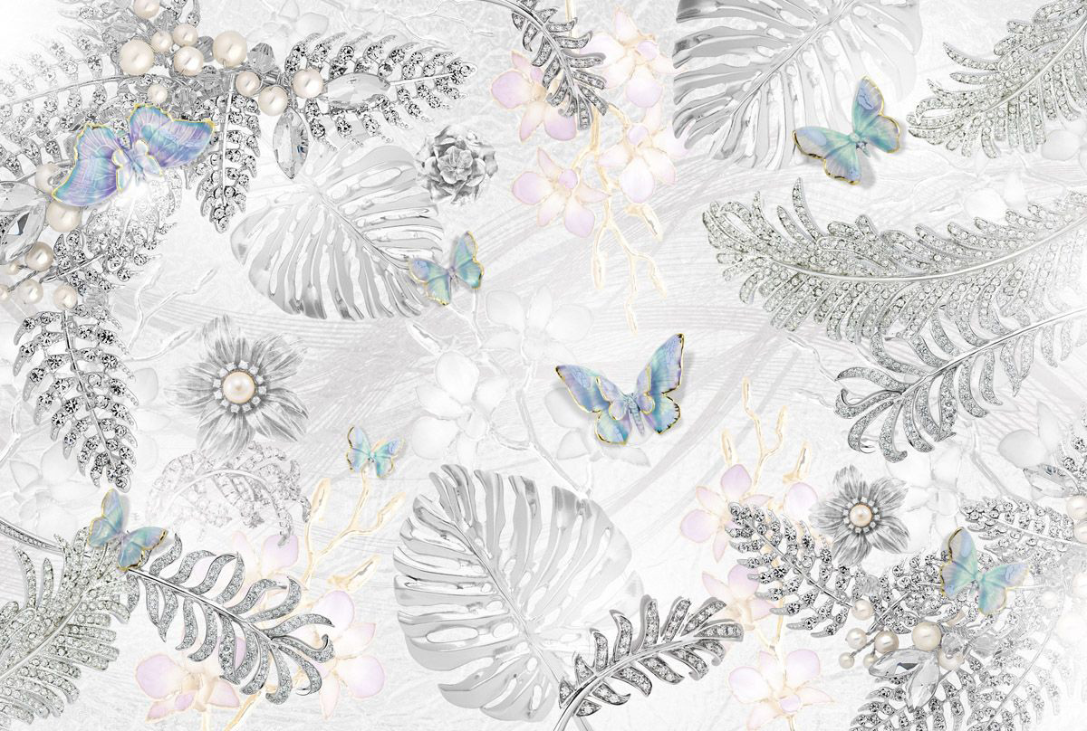 Изображение товара Флизелиновые обои ATELIERO Бабочки 4х2,7 м