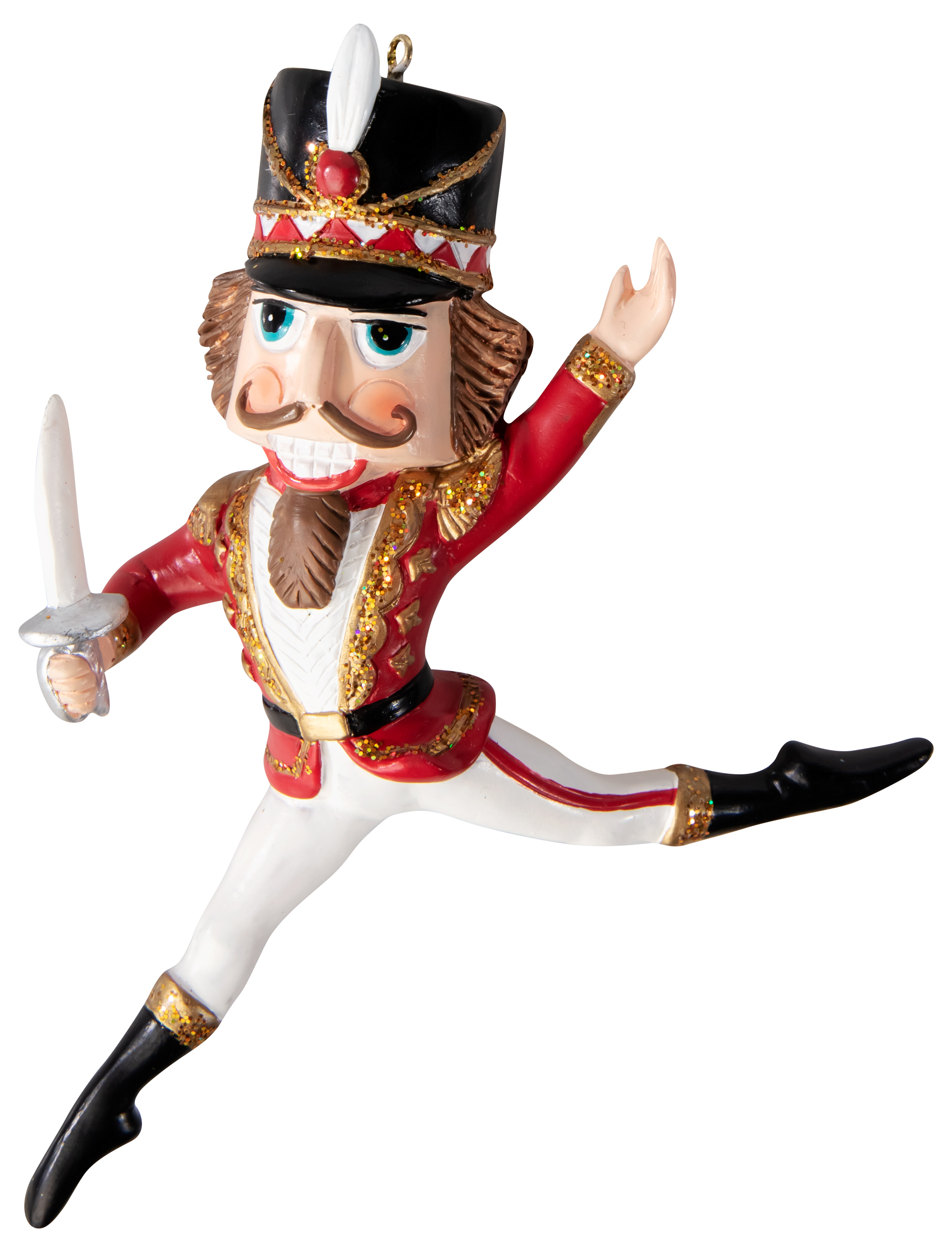 Изображение товара Ёлочная игрушка Щелкунчик разноцветная 13 см для праздничного декора