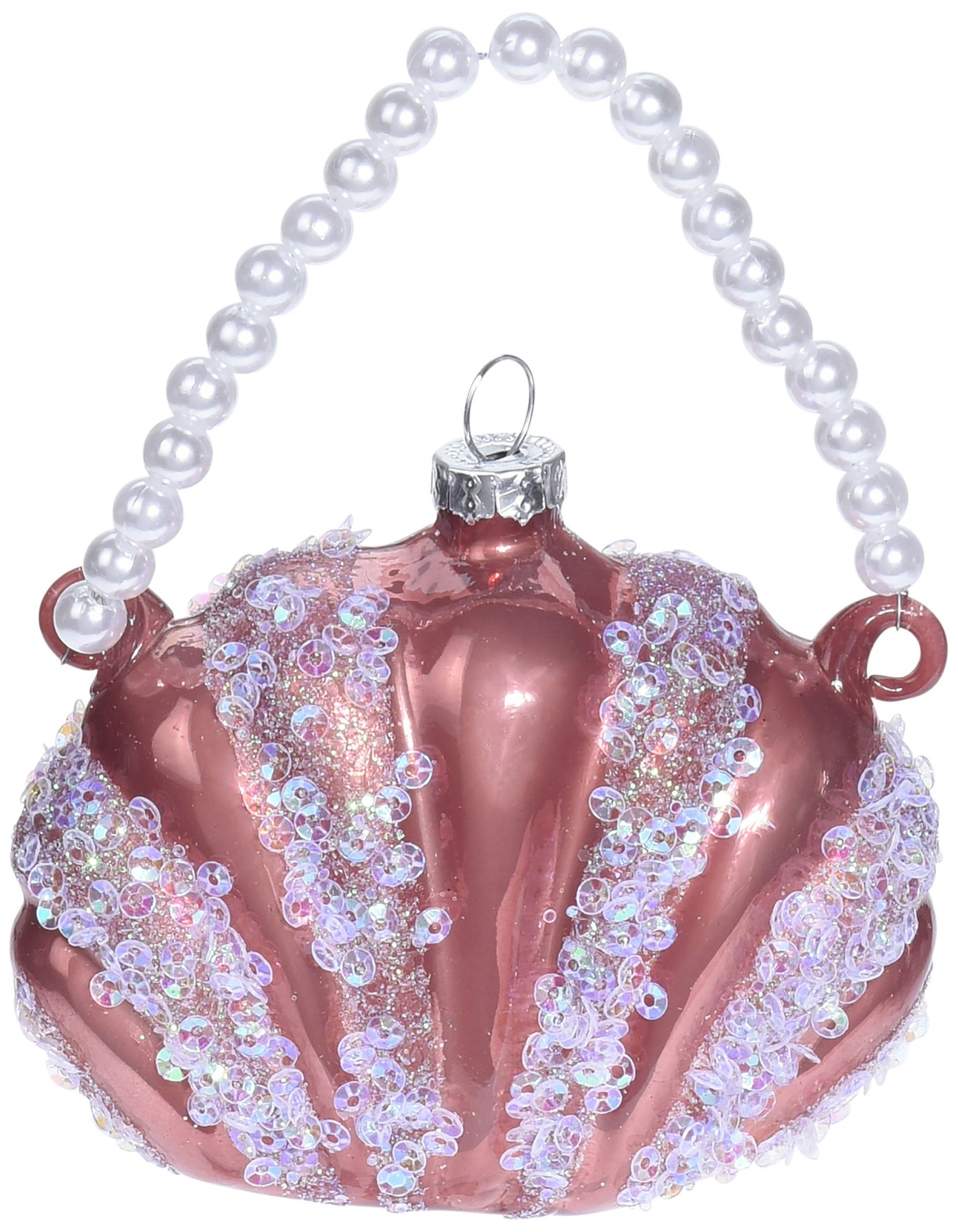 Изображение товара Ёлочная игрушка Сумочка 6х4 см стеклянная праздничное украшение