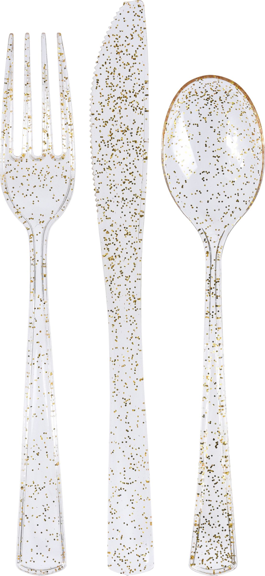 Изображение товара Набор столовых приборов пластик 18 предметов в ассортименте