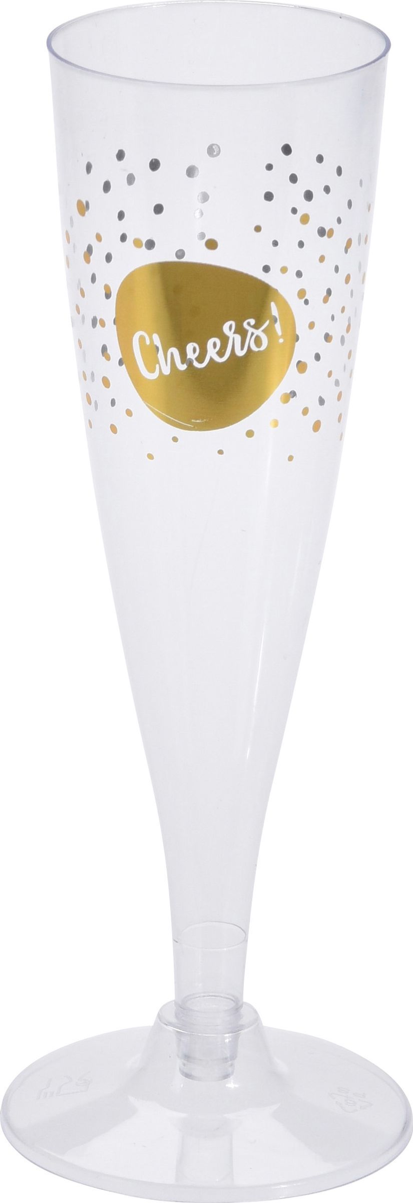 Изображение товара Набор фужеров пластиковых 140 мл 4 шт в ассортименте