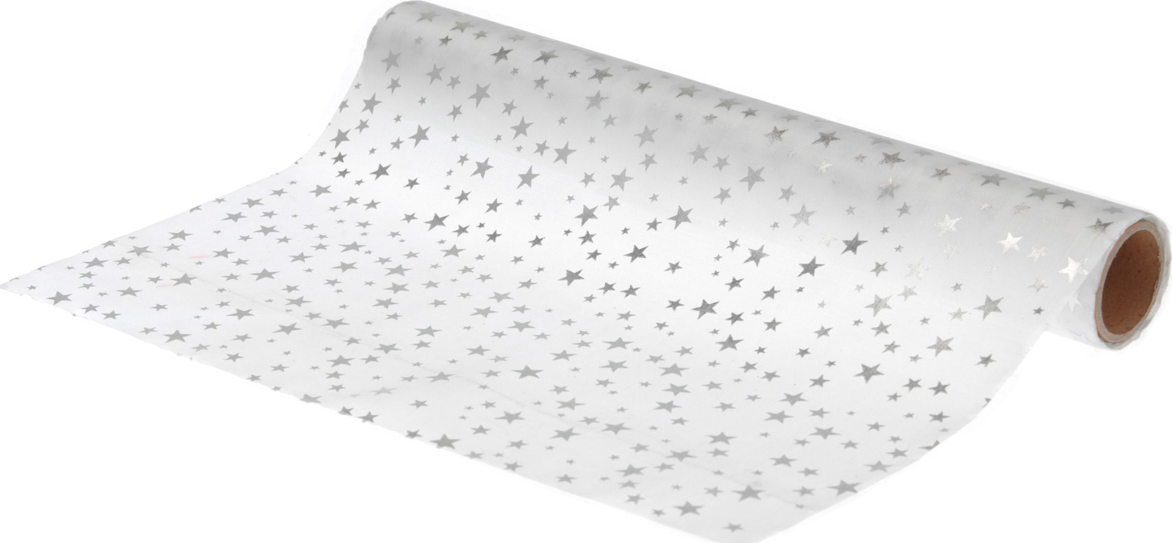 Изображение товара Ткань для декорирования серебряная 500x28 см - текстиль для творчества и оформления интерьера