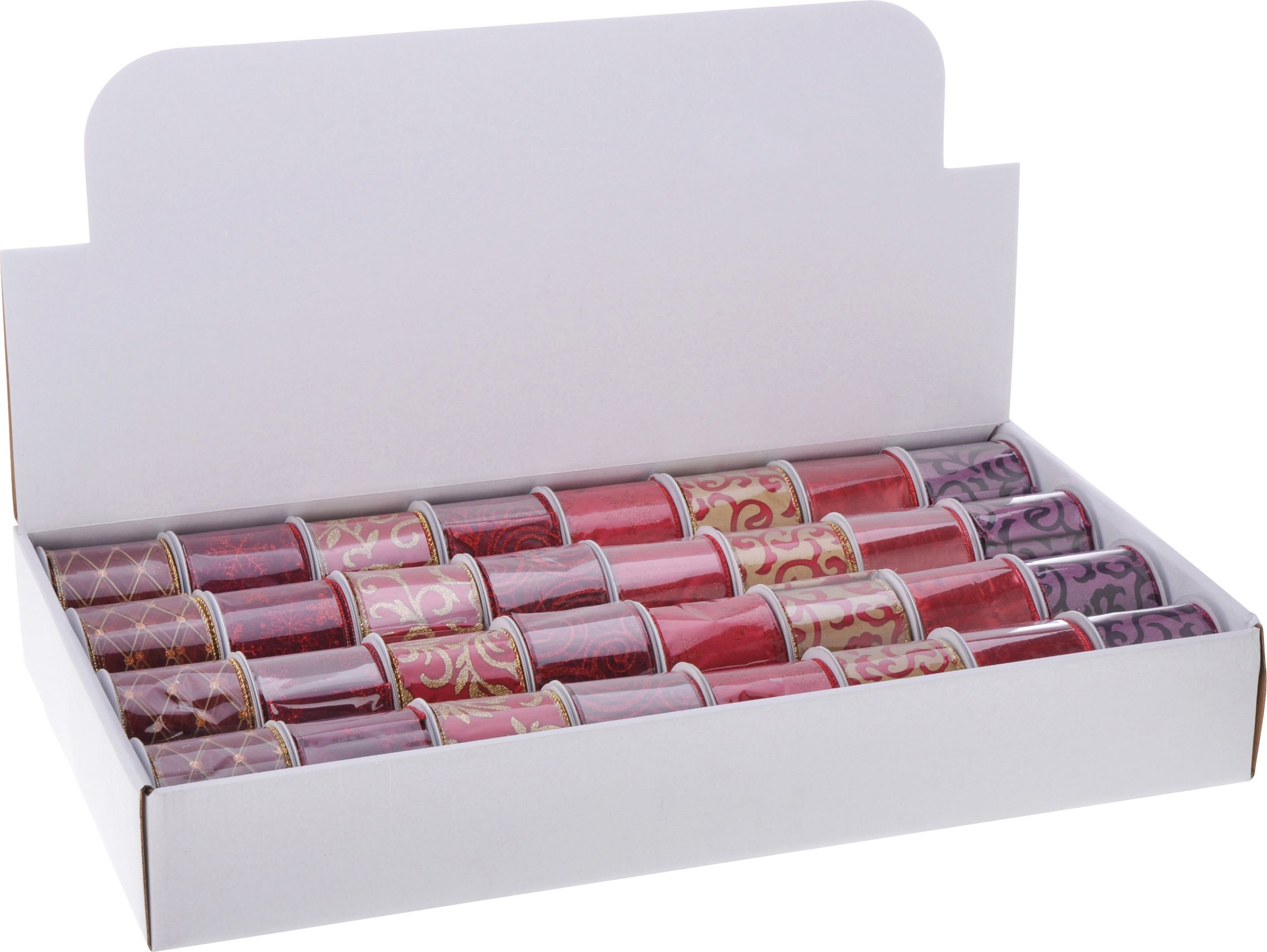 Изображение товара Декоративная лента с рисунком 270 см для подарков и украшений