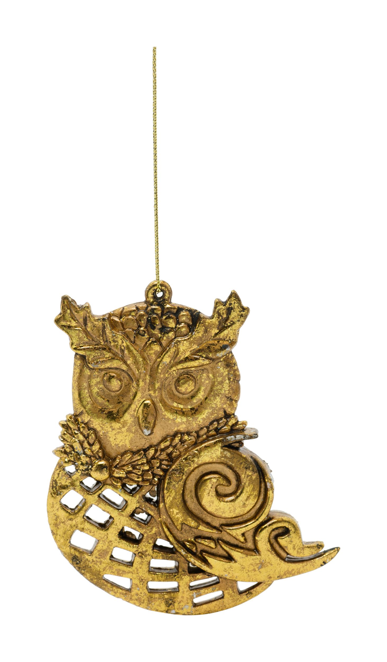 Изображение товара Ёлочная игрушка Сова 8,5 см для новогоднего декора