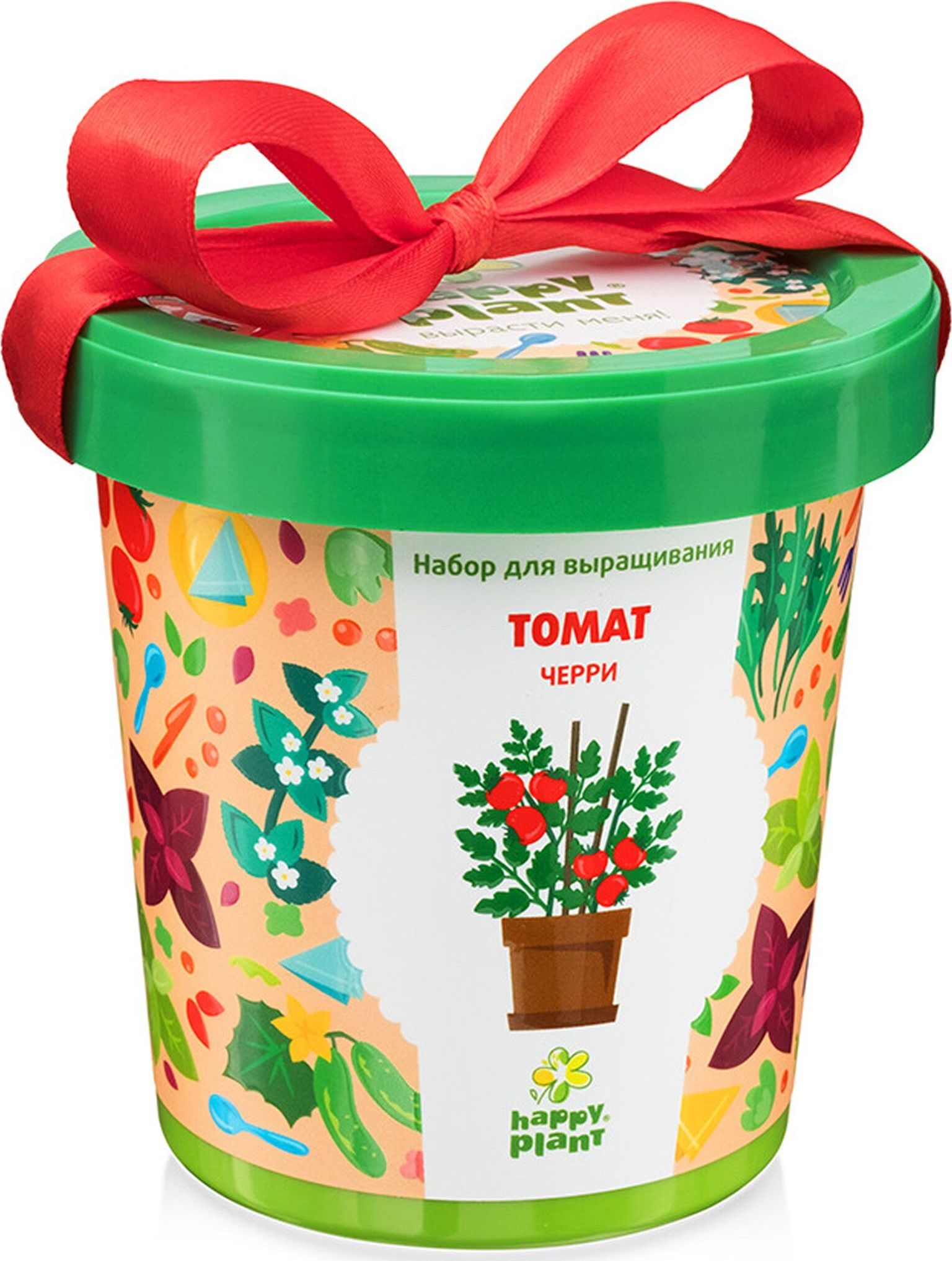 Изображение товара Набор для выращивания томата черри Happy Plant с комплектом для посадки