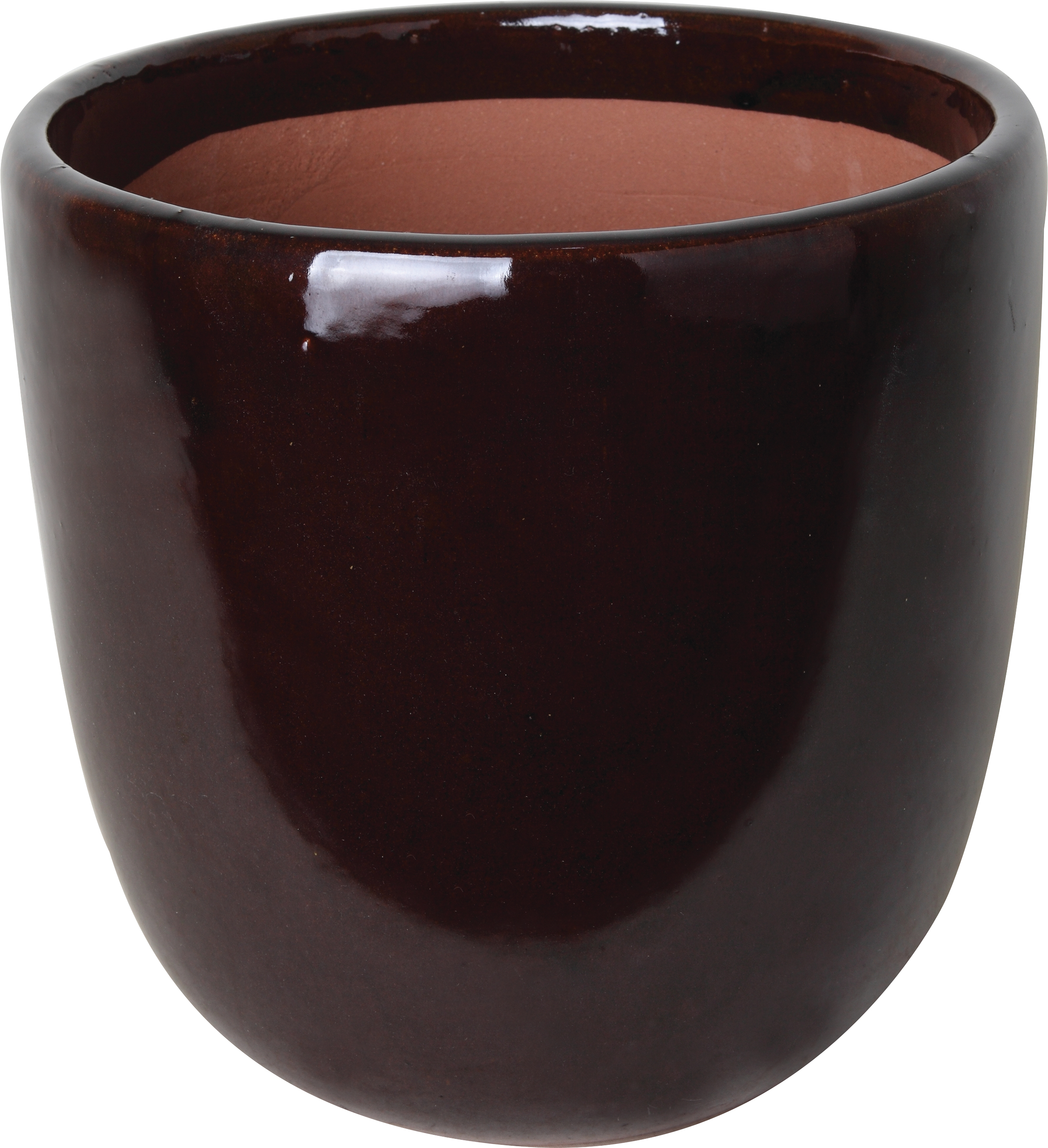 Изображение товара Кашпо d27 см керамическое коричневое