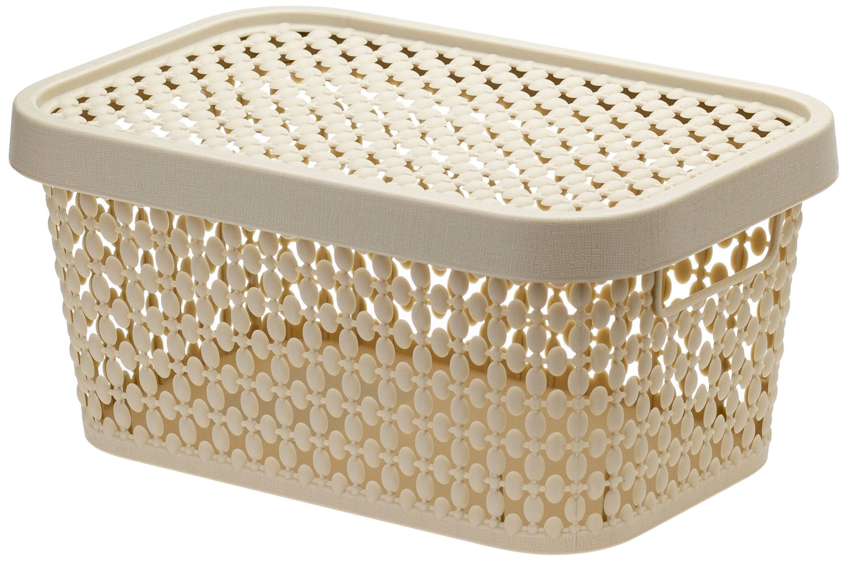 Изображение товара Коробка Пирула полипропиленовая латте 90x130x190 мм 1,5 л для хранения