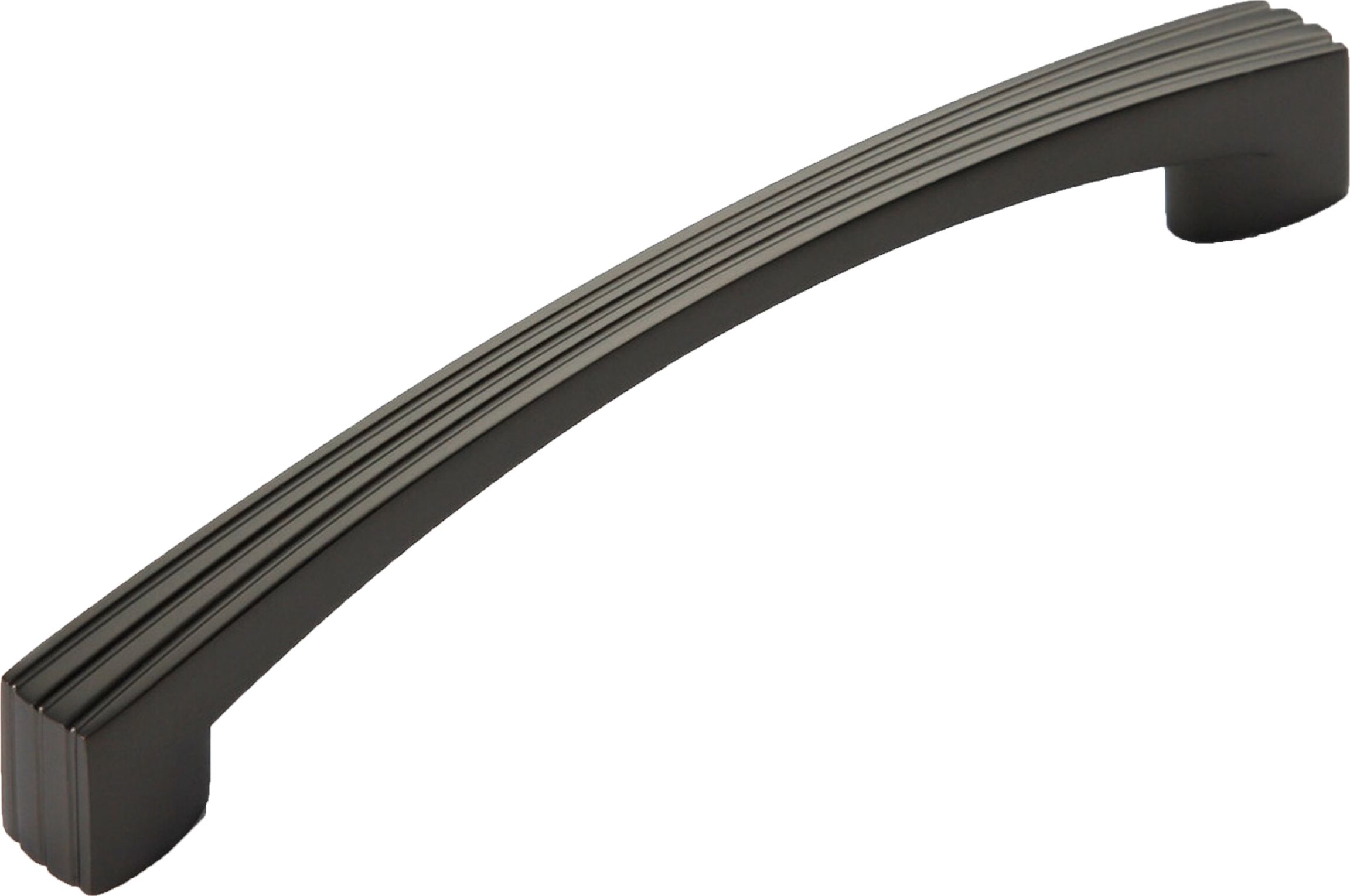 Изображение товара Мебельная ручка - скоба BOYARD ERIKA матовый черный 128 мм