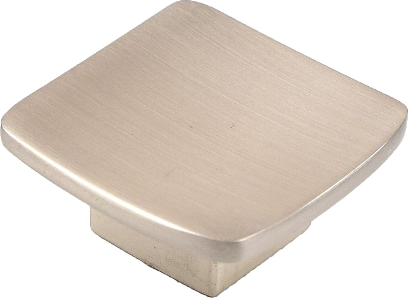 Изображение товара Мебельная ручка-кнопка JET 158 брашированный никель стиль Неоклассика