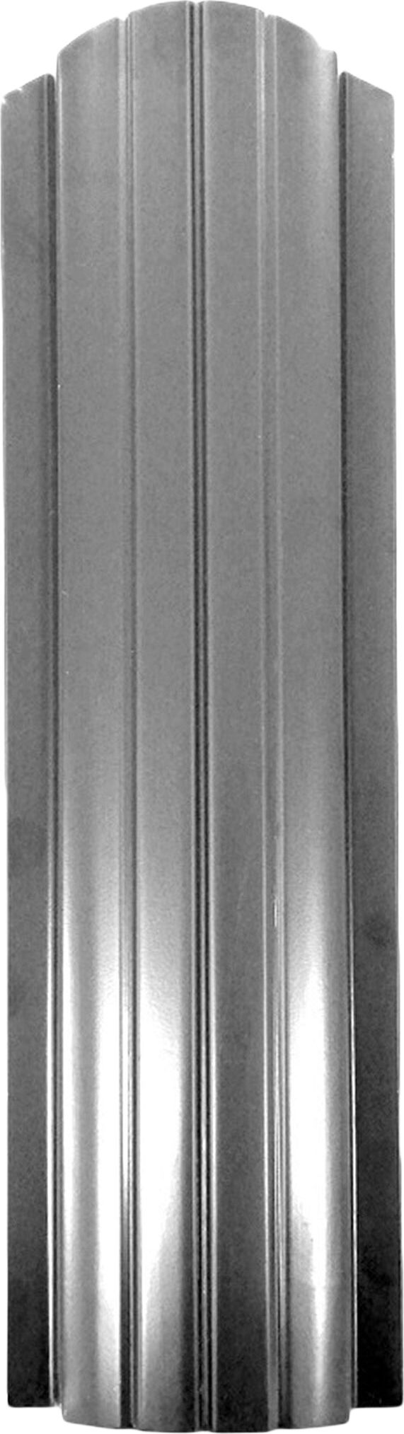 Изображение товара Евроштакетник Таврос металлический серебряный 1800х105 мм