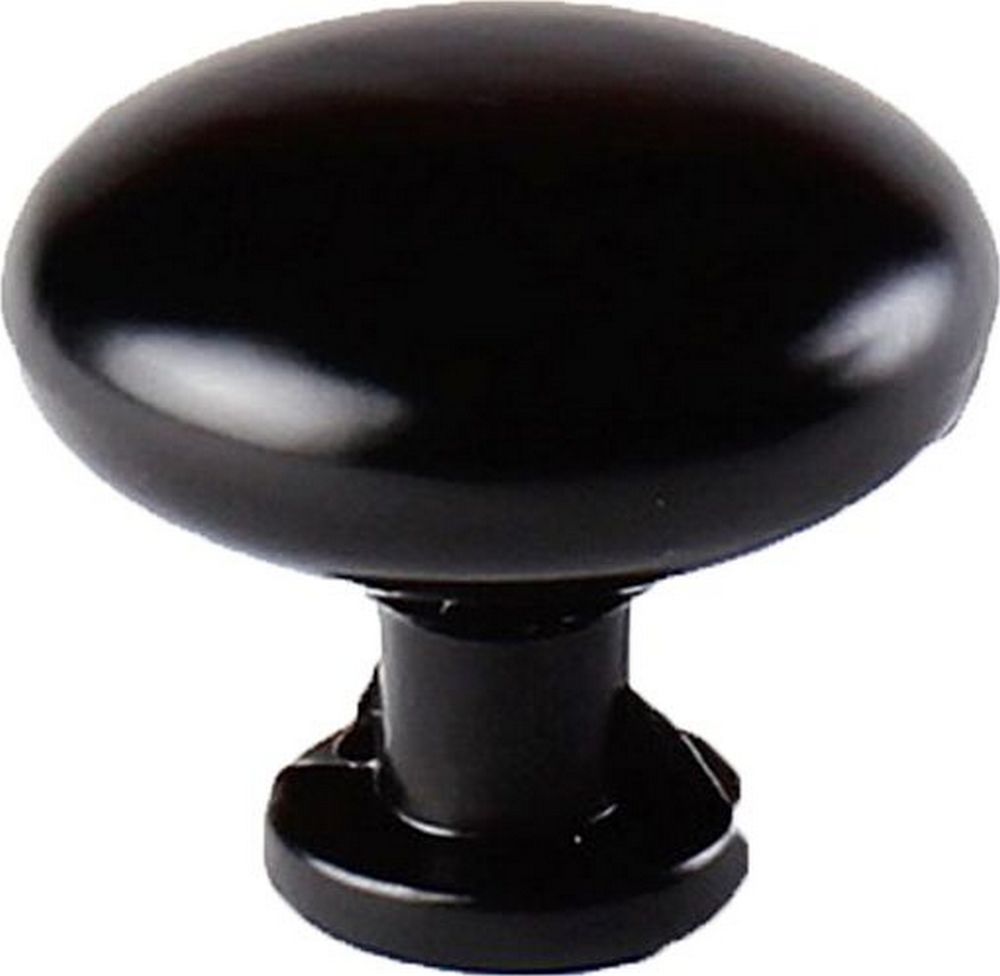 Изображение товара Мебельная ручка-кнопка Larvij L4.KNOB05BL черный