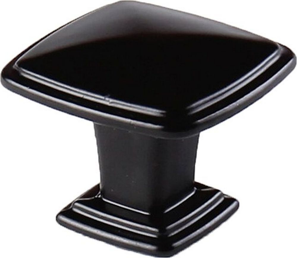 Изображение товара Мебельная ручка-кнопка Larvij L4.KNOB06BL черный