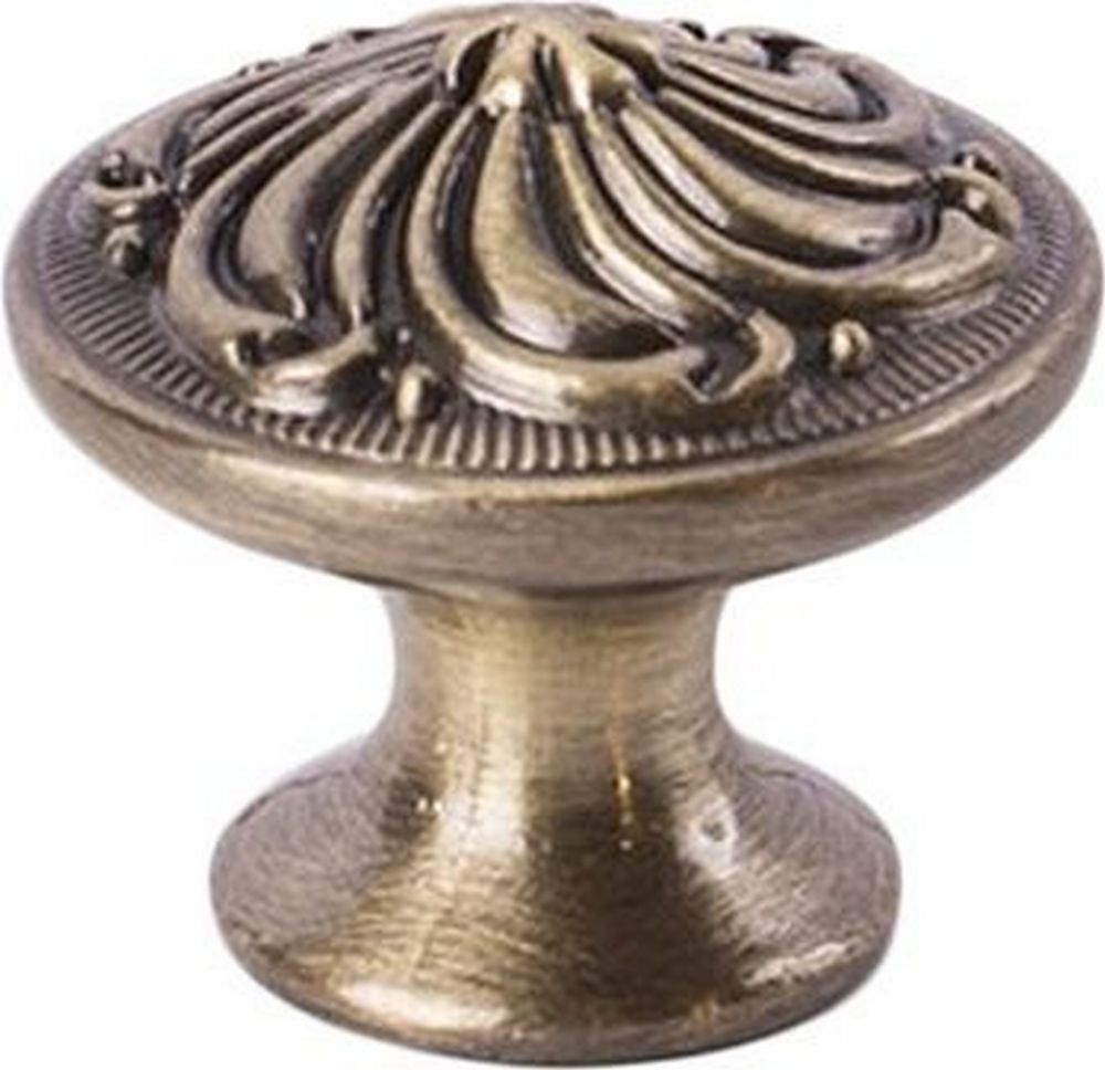 Изображение товара Мебельная ручка-кноб Larvij L4.KNOB12AB античная бронза классическая глянец