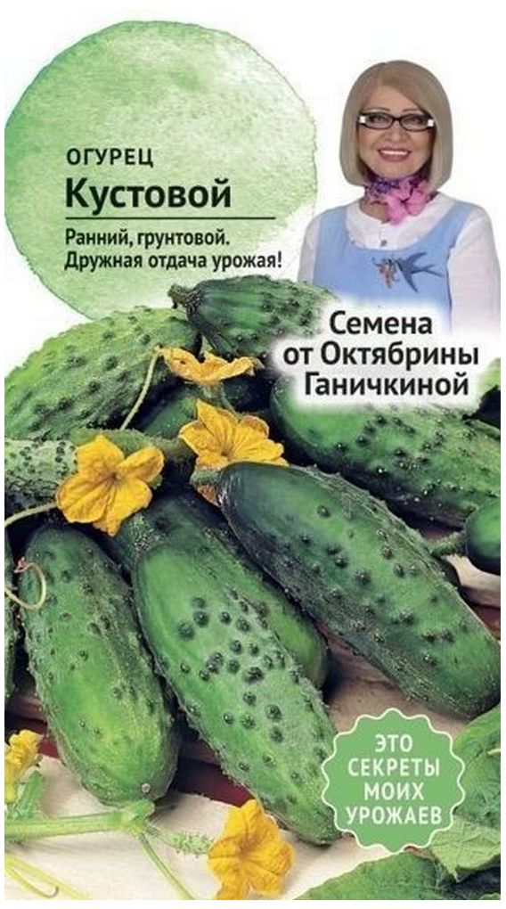 Изображение товара Семена Огурца Октябрина Ганичкина Кустовой 3 г