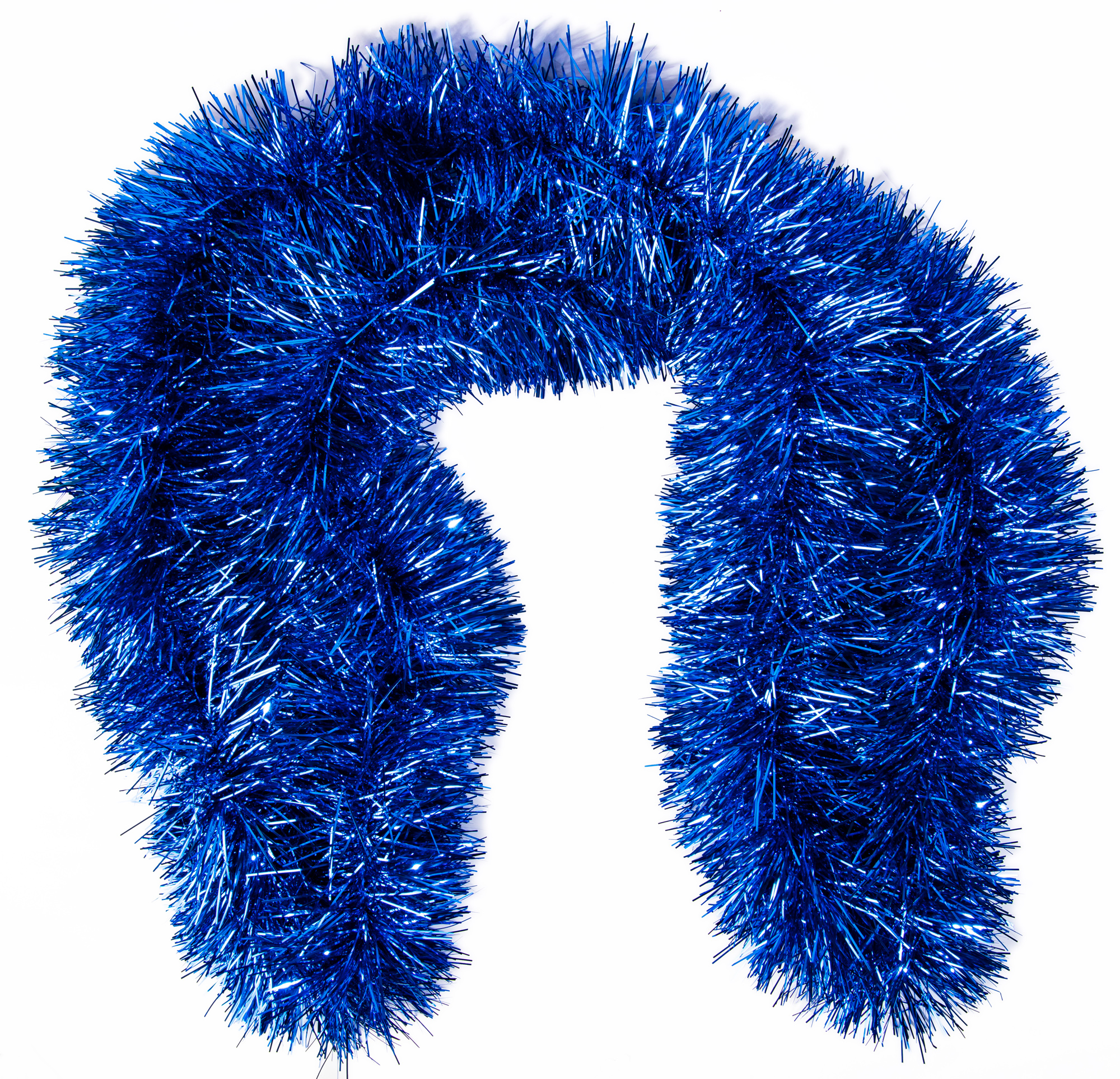 Изображение товара Мишура новогодняя MOROZCO Праздничная синяя 200x12,5 см