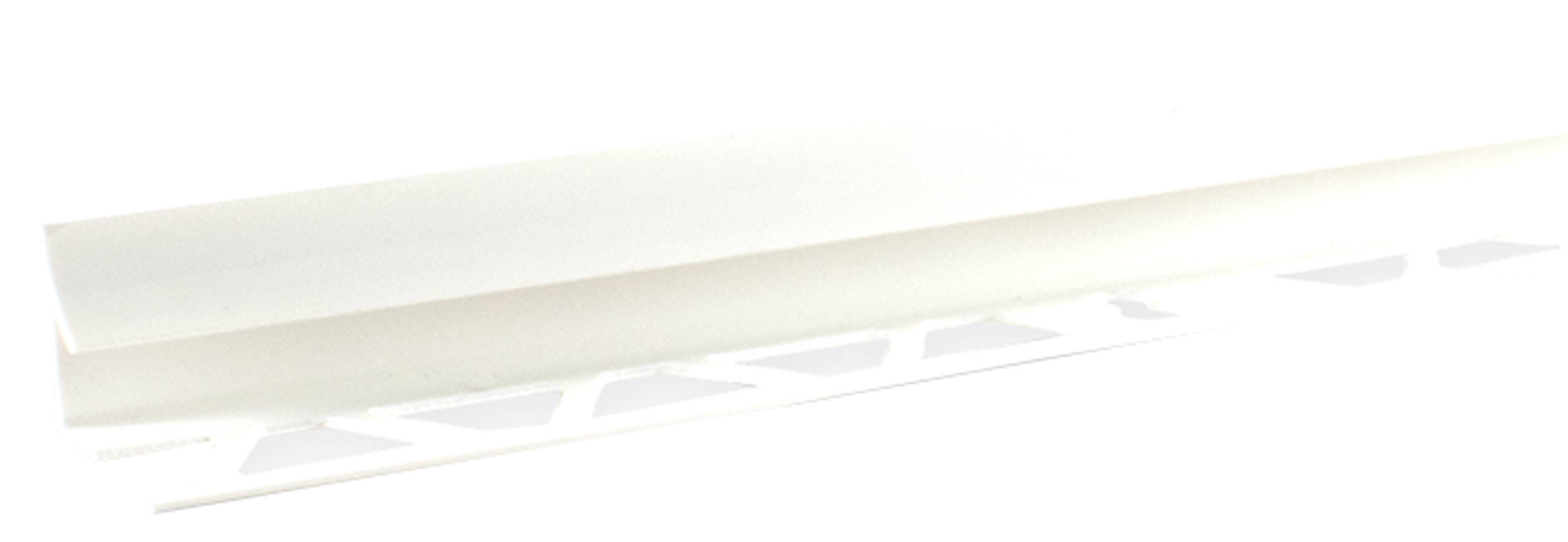 Изображение товара Угол для кафеля внутренний пластиковый белый 7-8 мм 2,5 м