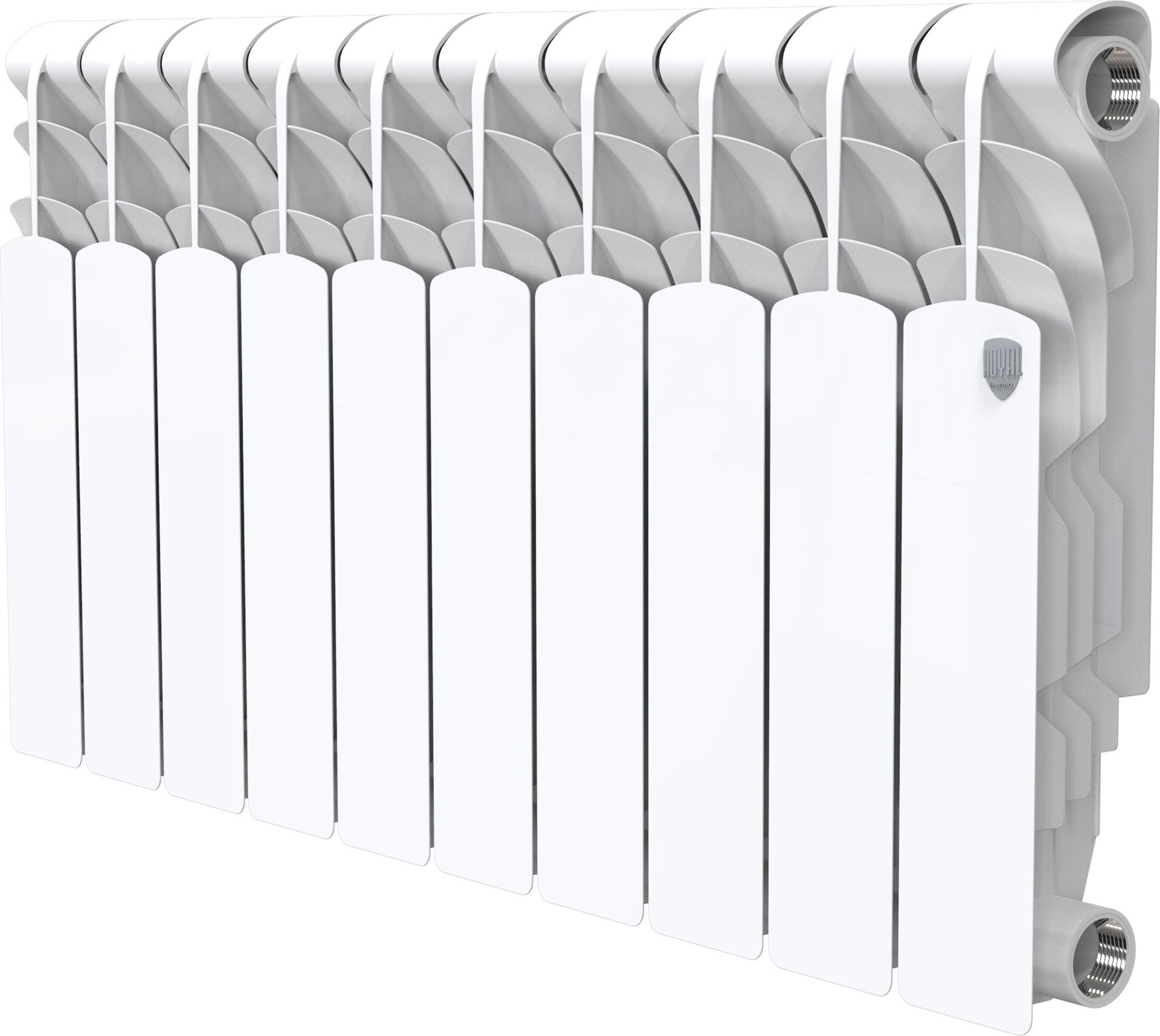 Изображение товара Радиатор биметаллический Royal Thermo Revolution 350 10 секций белый