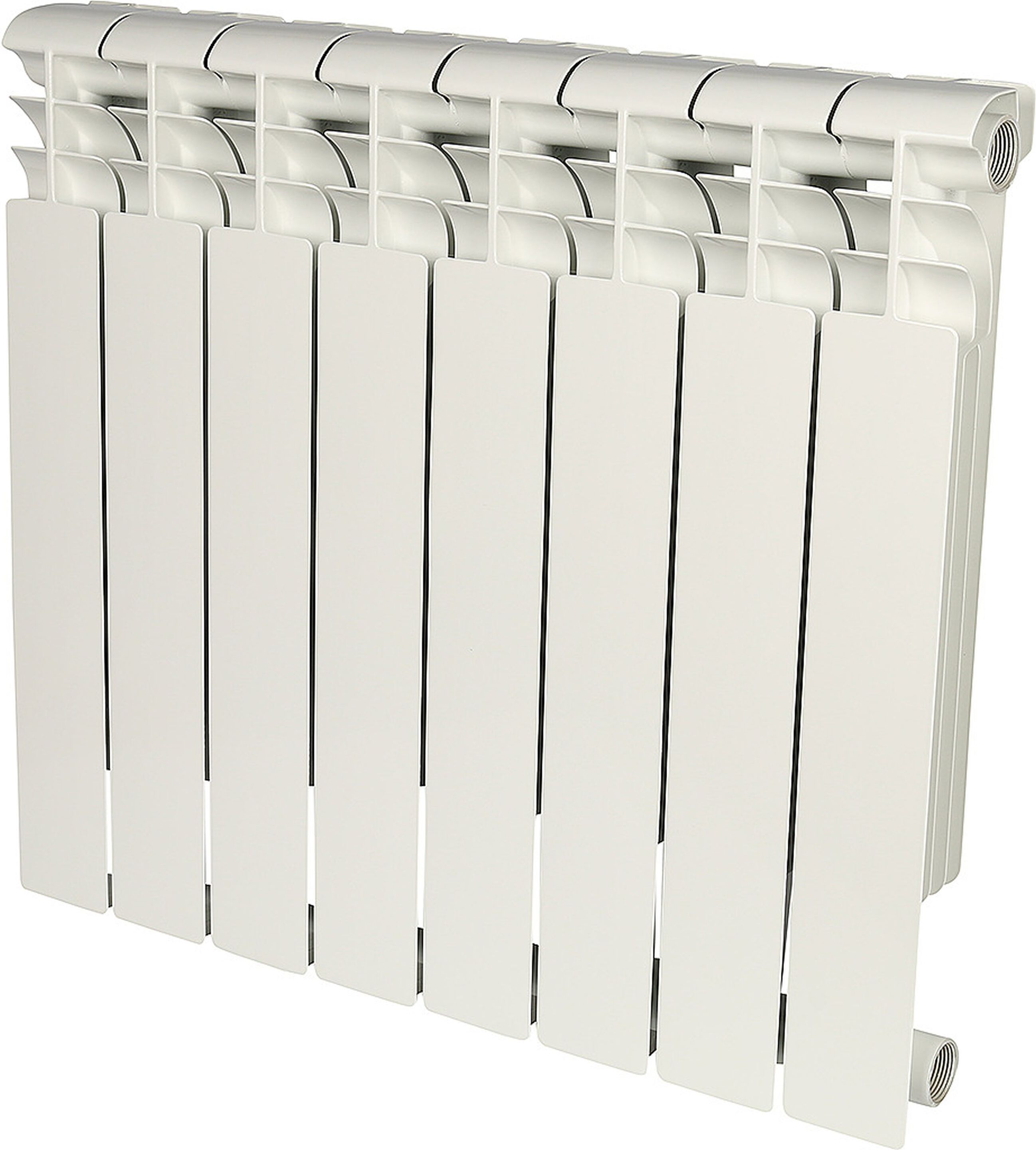 Изображение товара Радиатор секционный алюминиевый ROMMER Profi 500 боковое подключение 8 секций