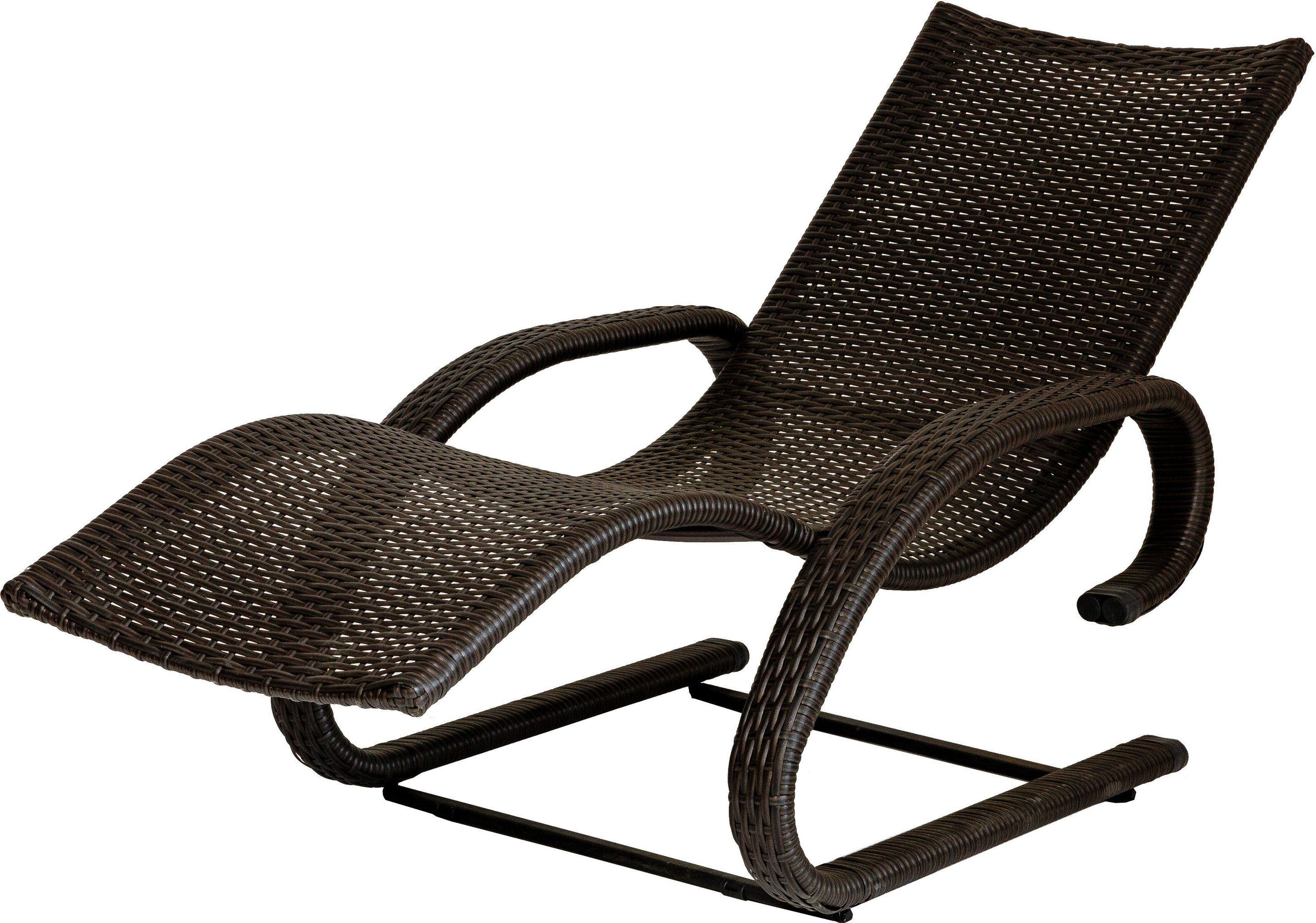 Изображение товара Садовый шезлонг GreenGard Изабелла алюминиевый регулируемый коричневый