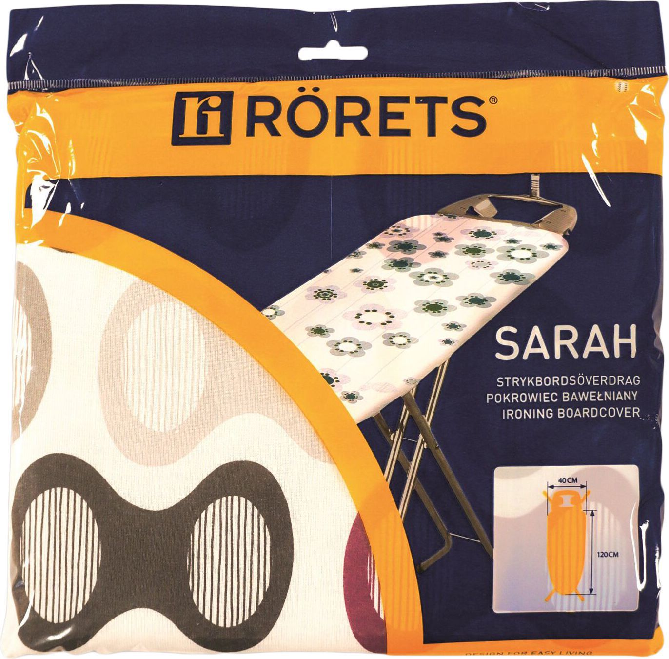 Изображение товара Чехол для гладильной доски Rorets Sarah 120х40 см - стиль и комфорт