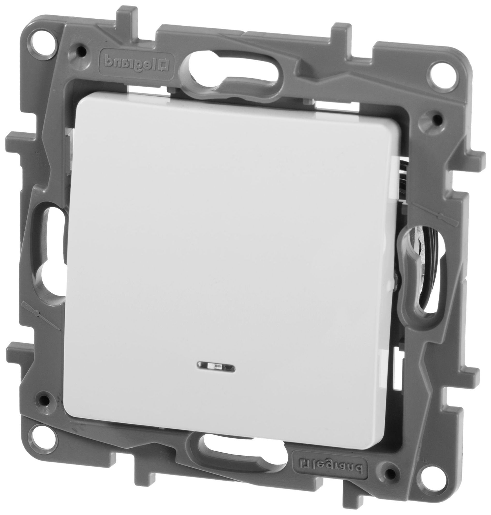 Изображение товара Выключатель 1-клавишный Legrand Etika белый скрытый монтаж IP 20