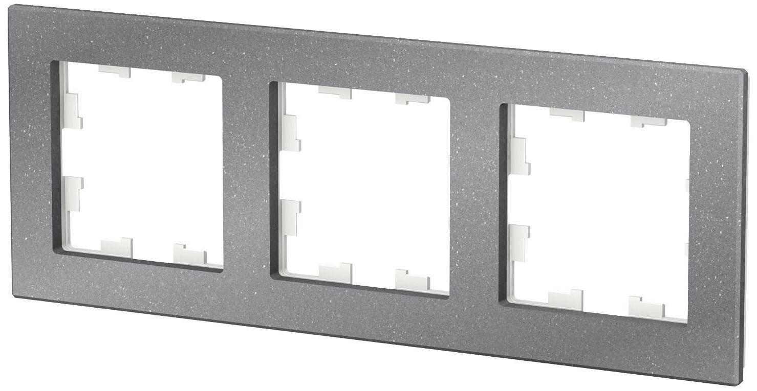 Изображение товара Рамка 3 поста Schneider Electric Atlas Design айс грей