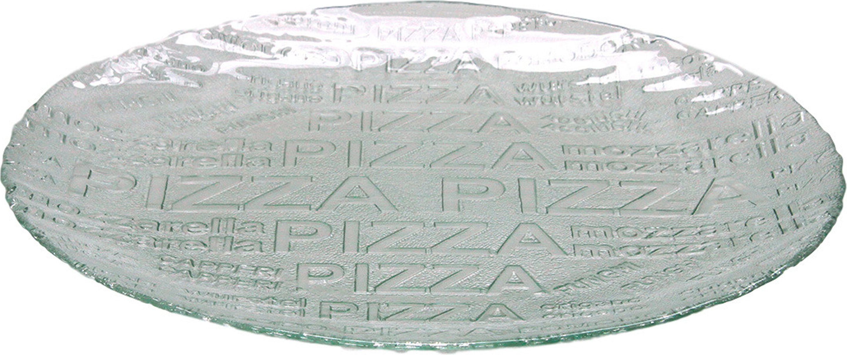 Изображение товара Блюдо сервировочное NiNaGlass Пицца 35 см стекло прозрачный