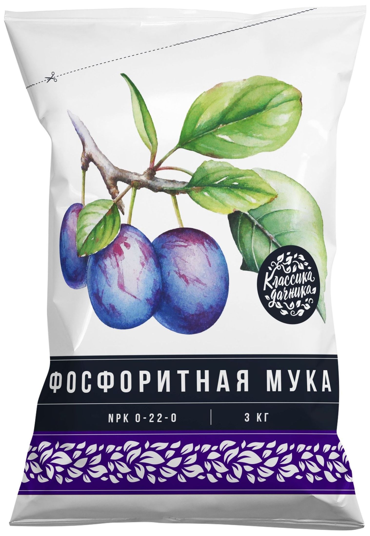 Изображение товара Удобрение минеральное Нов-агро Фосфоритная мука 3 кг