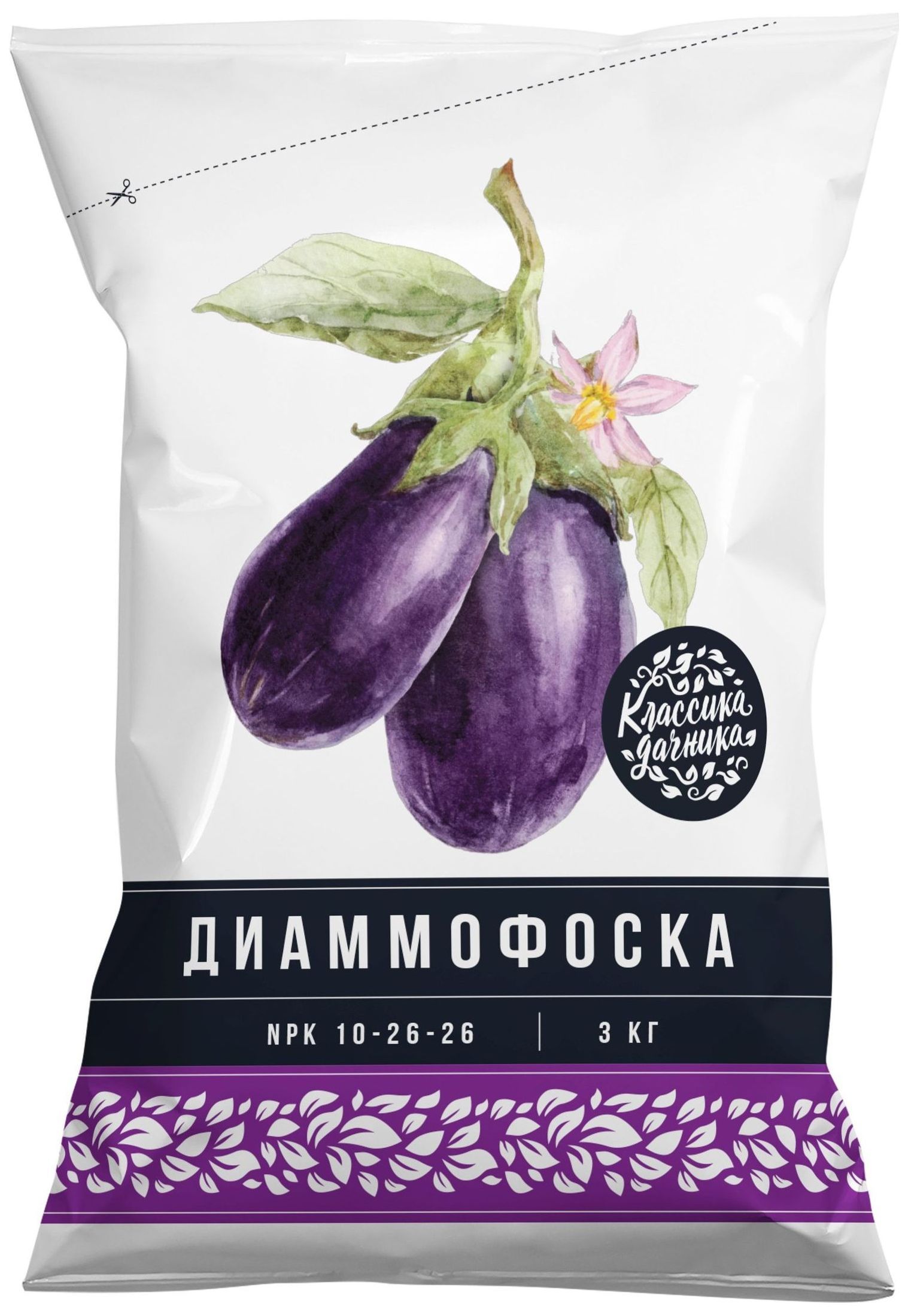 Изображение товара Минеральное комплексное удобрение Нов-агро Диаммофоска 3 кг для всех культур