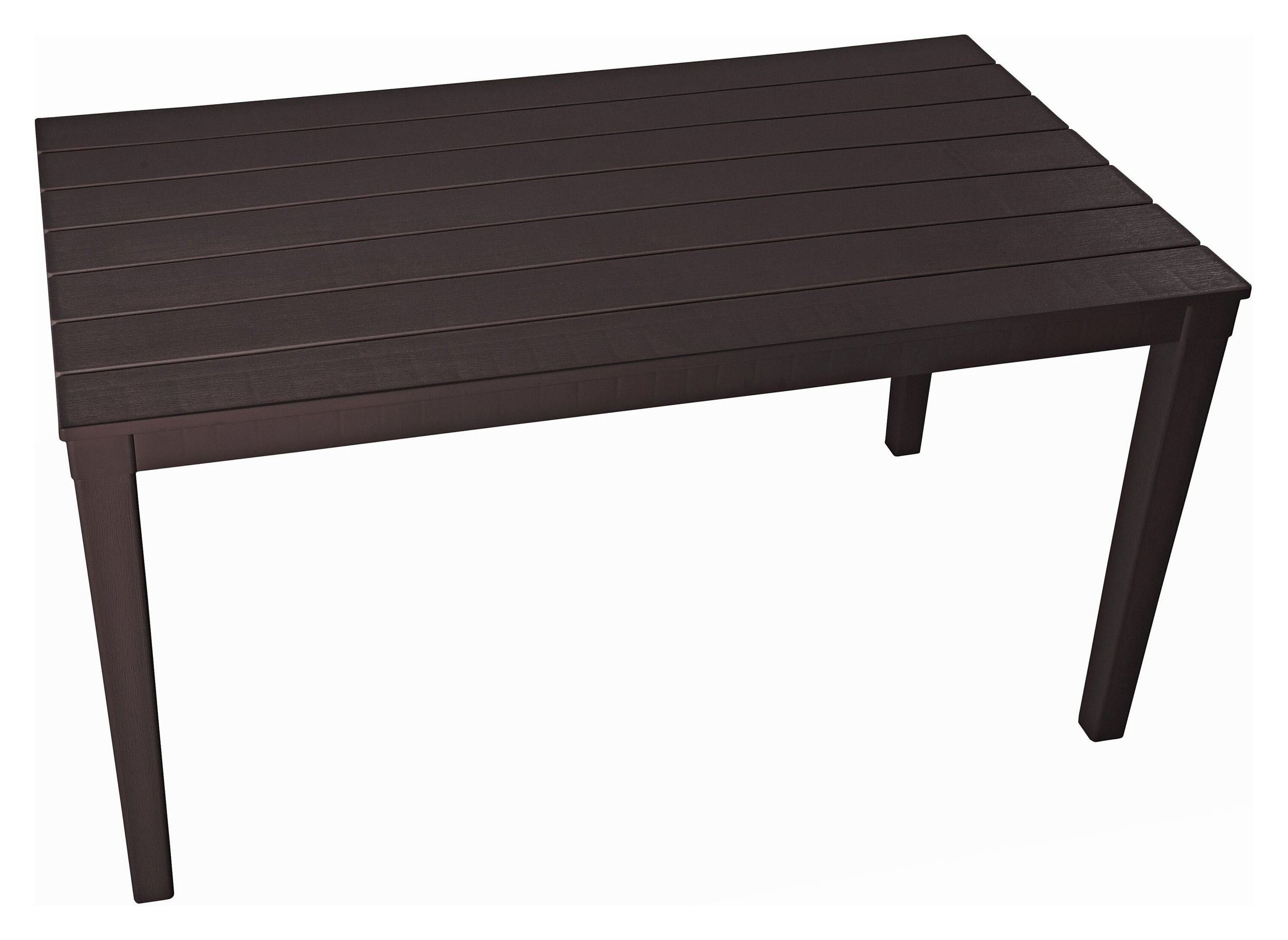 Изображение товара Стол садовый разборный ЭП 762938ШК пластиковый 140x80x71 см коричневый