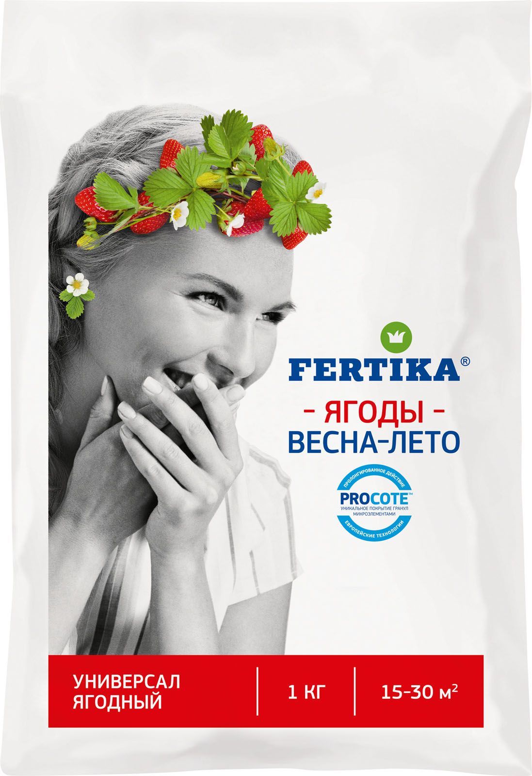 Изображение товара Удобрение FERTIKA универсал ягодный 1 кг комплексное минеральное гранулированное