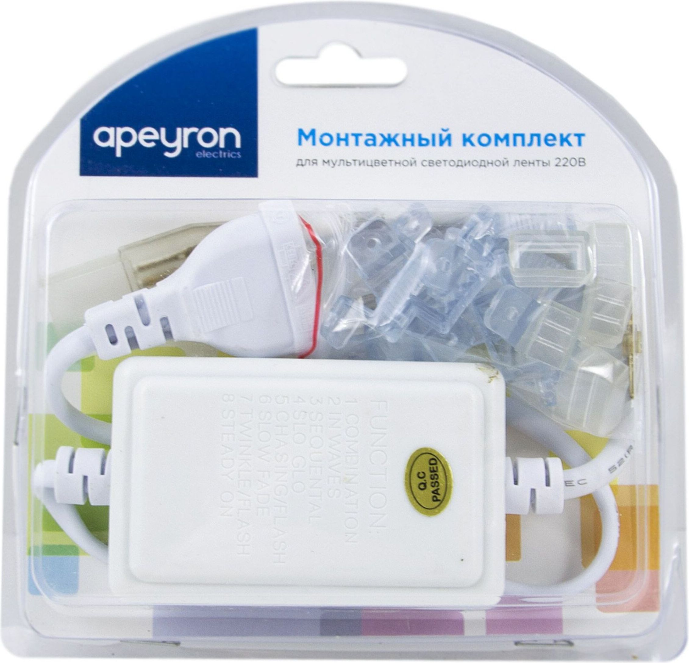 Изображение товара Монтажный комплект Apeyron Electrics для RGB светодиодной ленты 220В 65 см белый