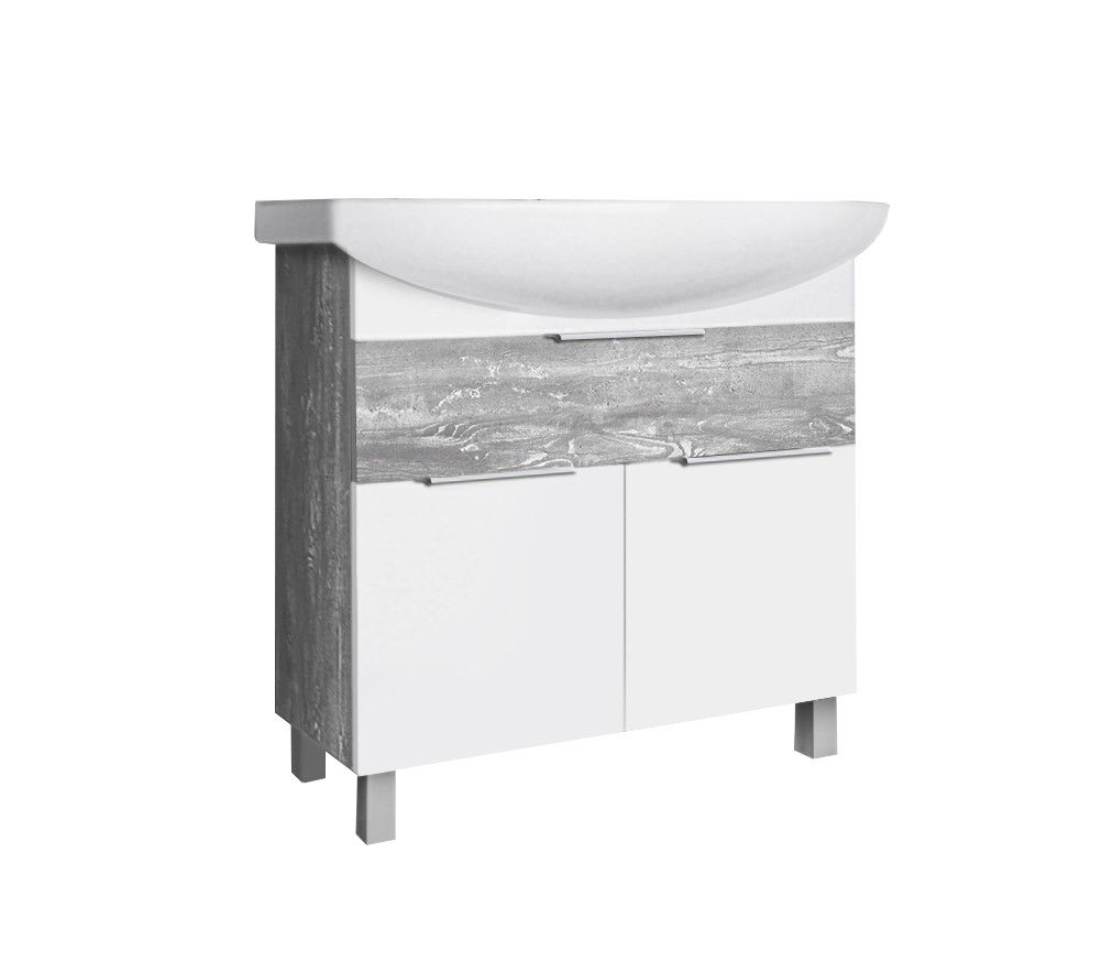 Изображение товара Напольная тумба Sanita Luxe Best 65-30 72x62x30 см для ванной комнаты