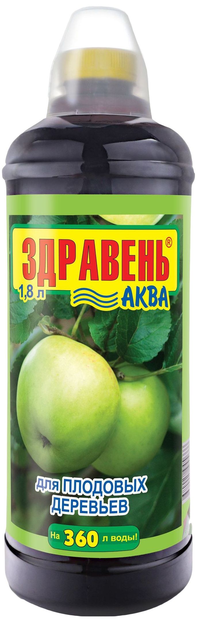 Изображение товара Удобрение комплексное Здравень-аква для плодовых деревьев 1,8 л