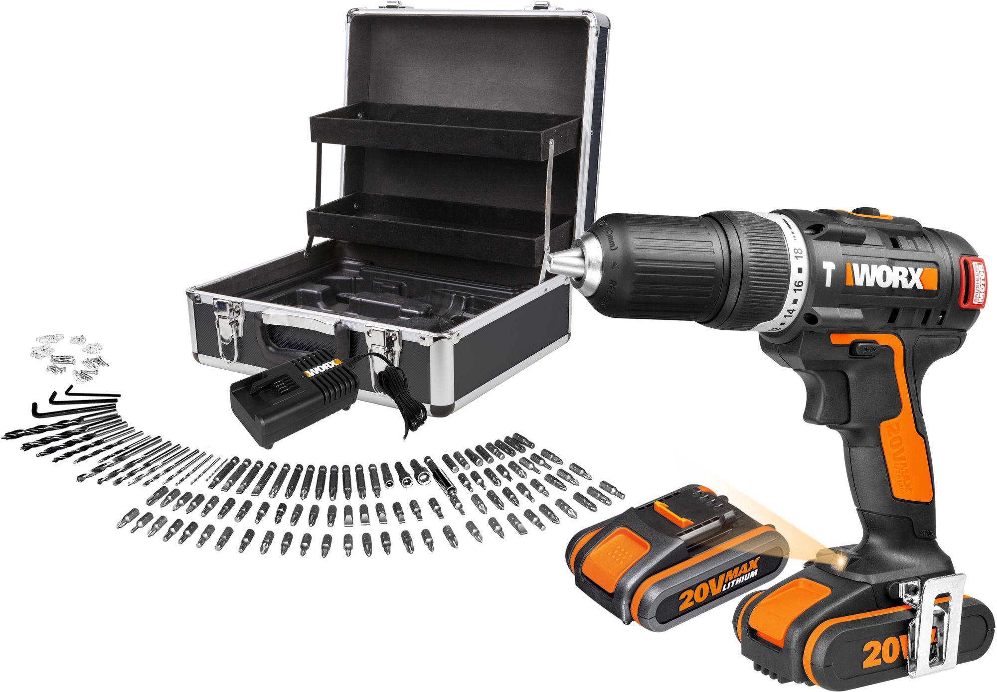 Ударная дрель шуруповерт worx. Шуруповерт worx wx367. worx шуруповерт 20v. дрель-шуруповерт аккумуляторная worx wx101.1, 20в, 1.5ач x2, кейс. дрель-шуруповерт ударная аккумуляторная worx wx372, 20в, 50нм, 2 ач x2, кейс.