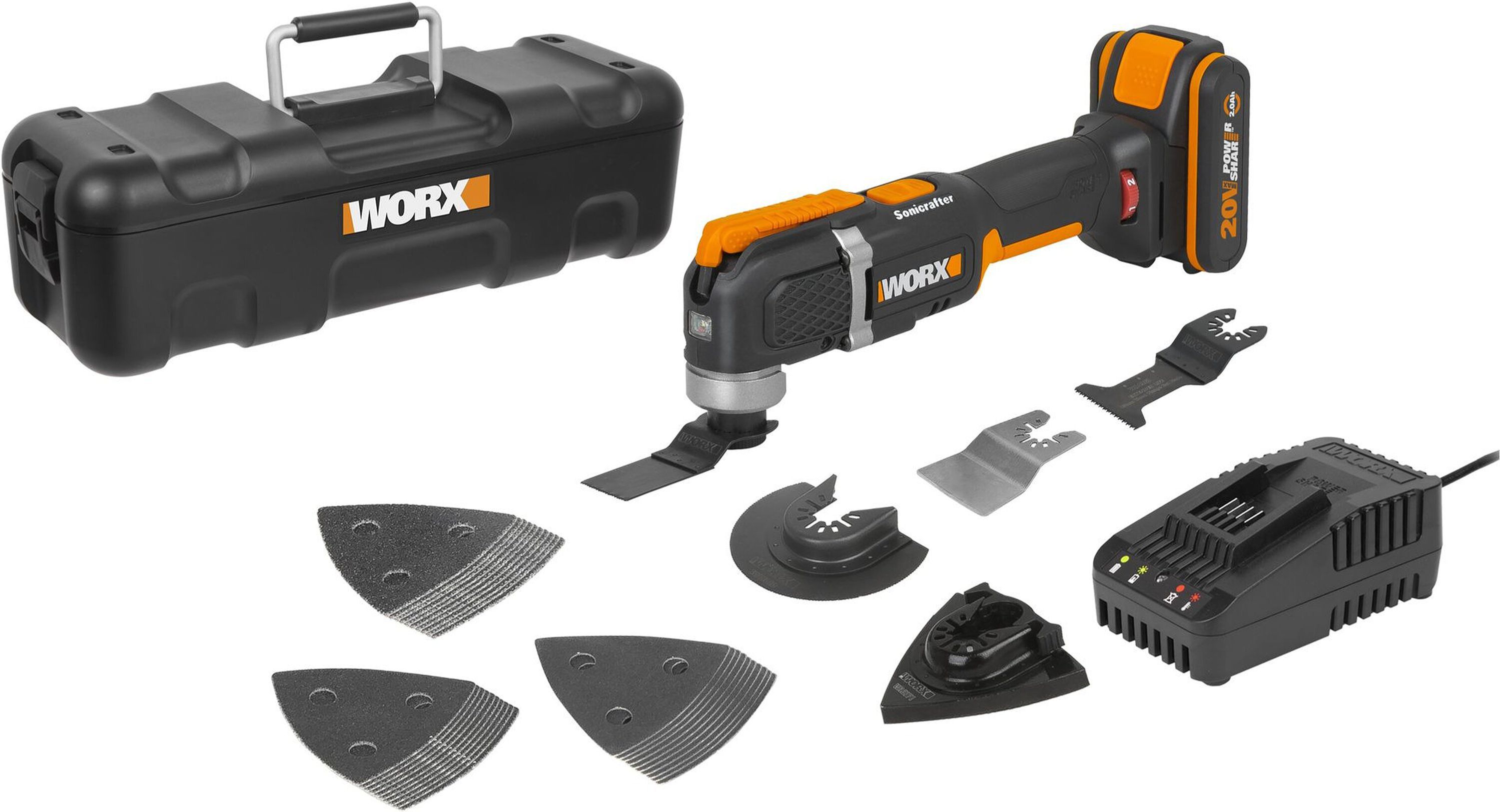 Изображение товара Реноватор Worx WX696 20 В аккумуляторный универсальный инструмент
