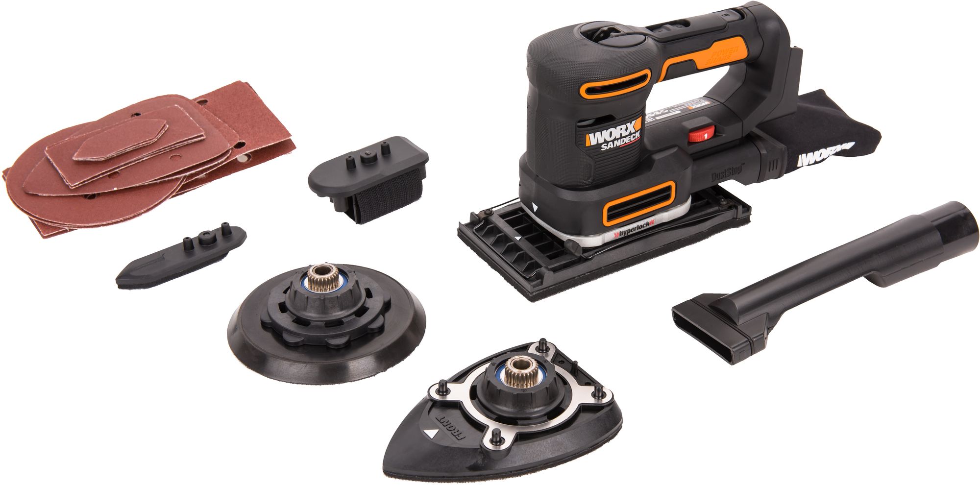 Изображение товара Шлифмашина вибрационная аккумуляторная Worx WX820.9