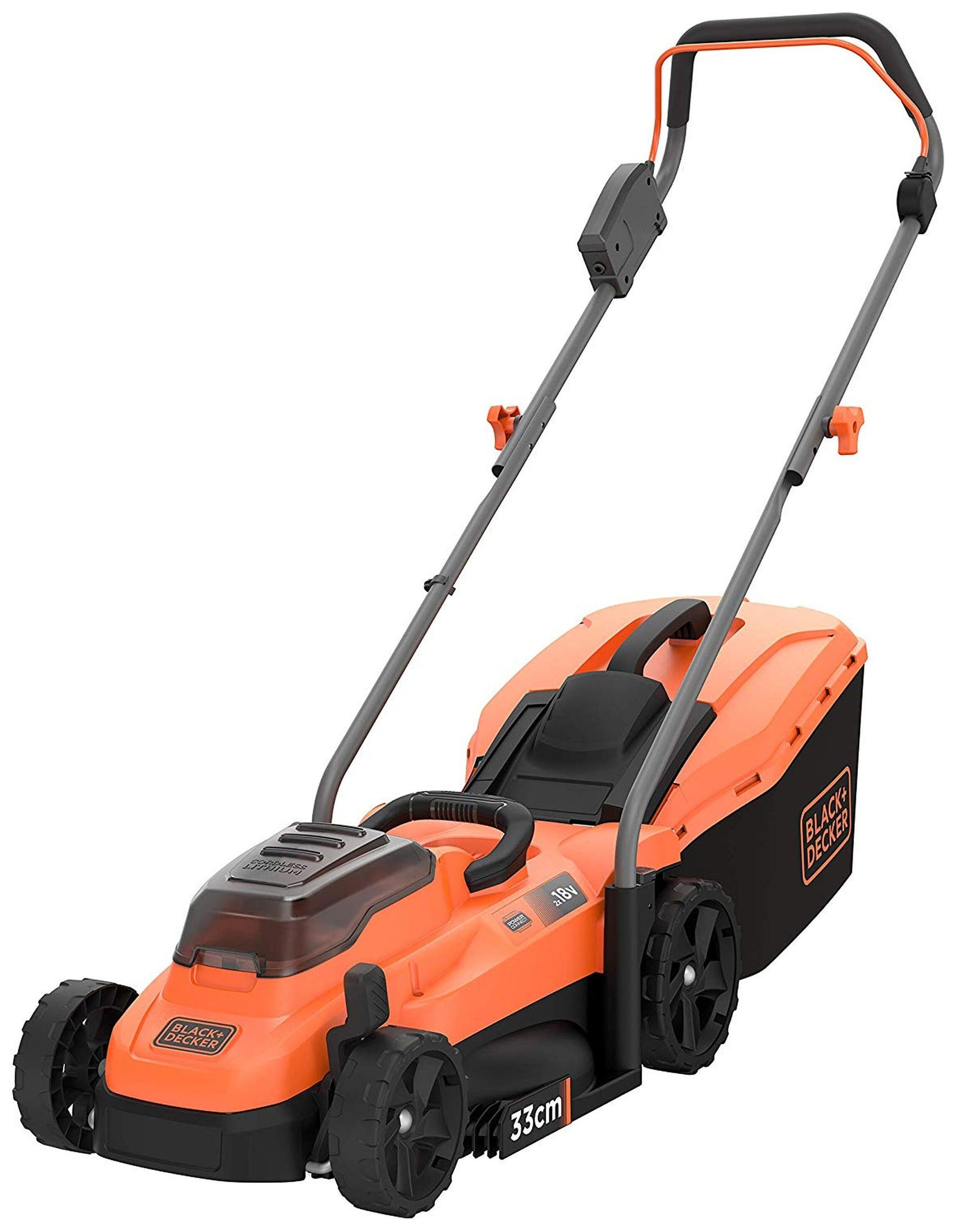 Изображение товара Газонокосилка аккумуляторная BLACK+DECKER BCMW3318N-XJ 18В 33 см