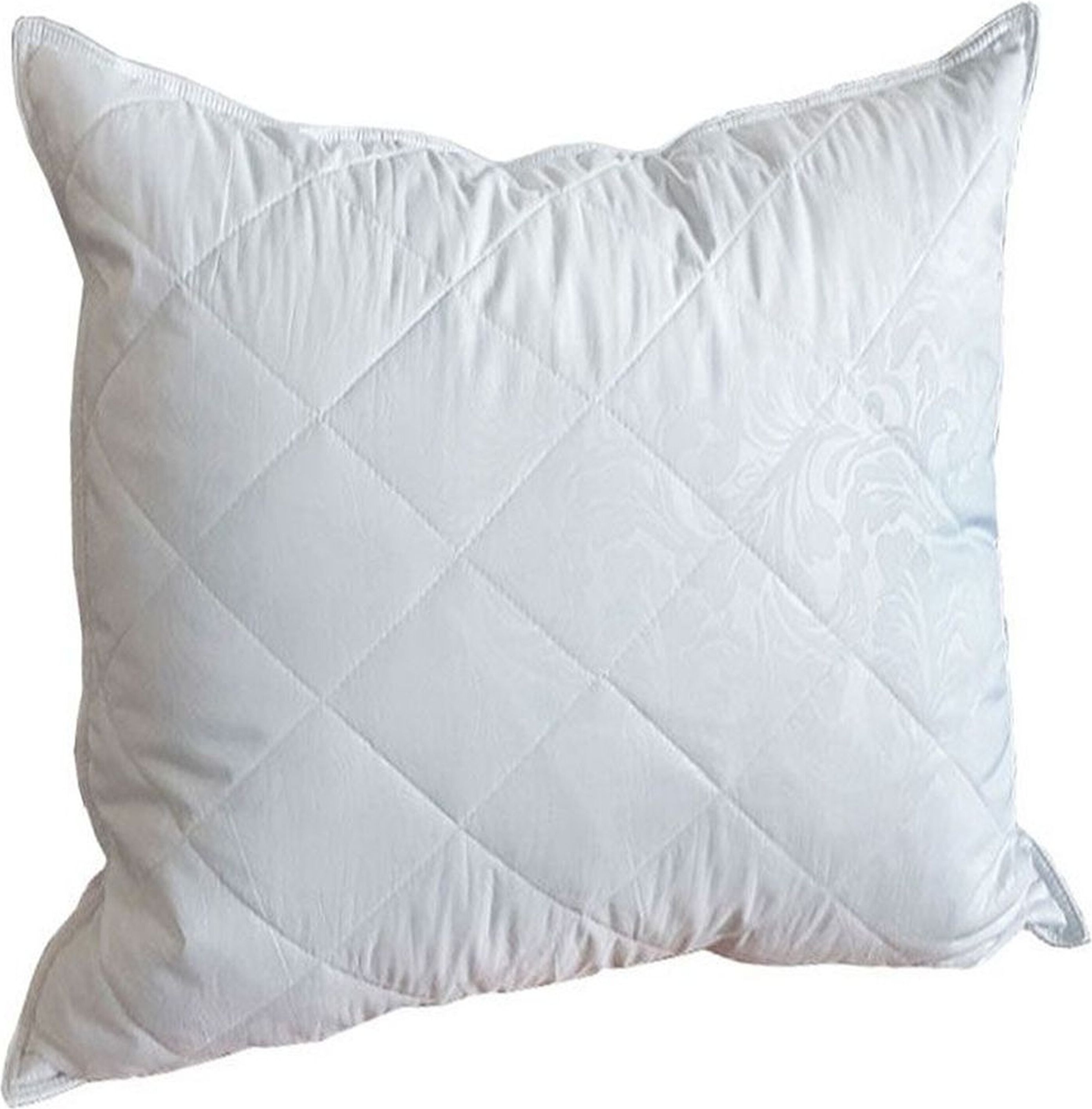 Изображение товара Подушка Bellatex Comfort 70x70 см стеганная из микрофибры с искусственным пухом белая