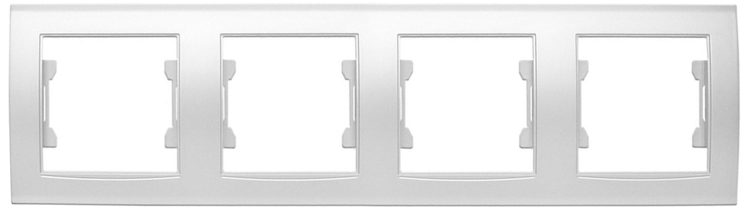 Изображение товара Рамка 4 поста UNIVersal Бриллиант белый