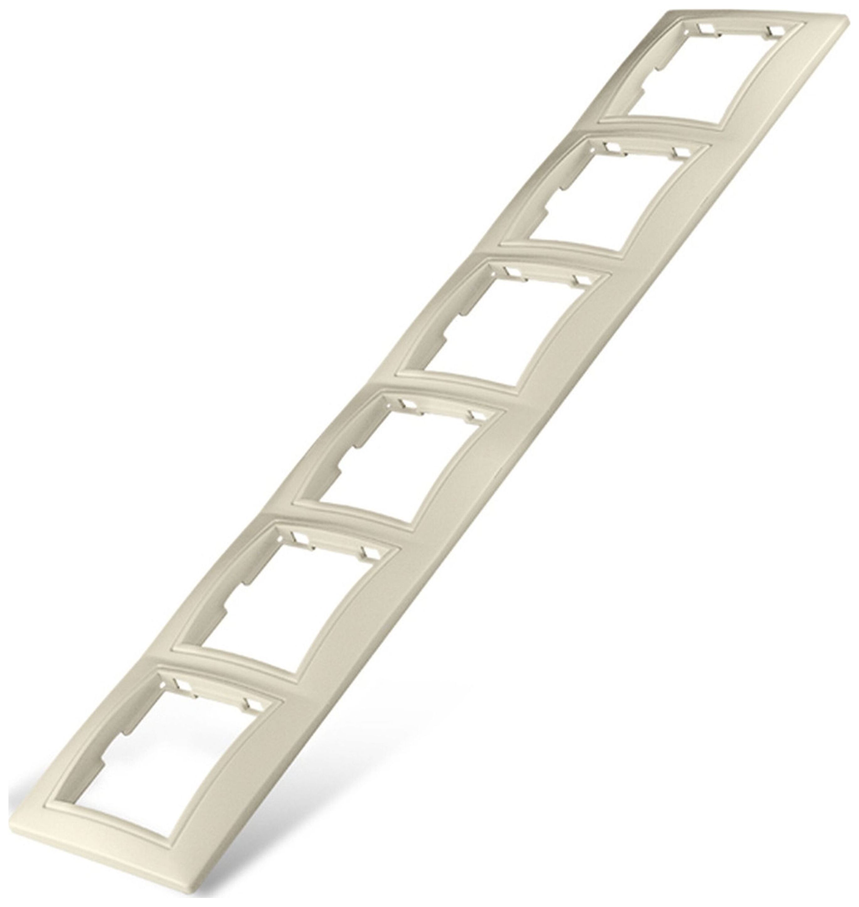 Изображение товара Рамка 6 постов UNIVersal Севиль слоновая кость