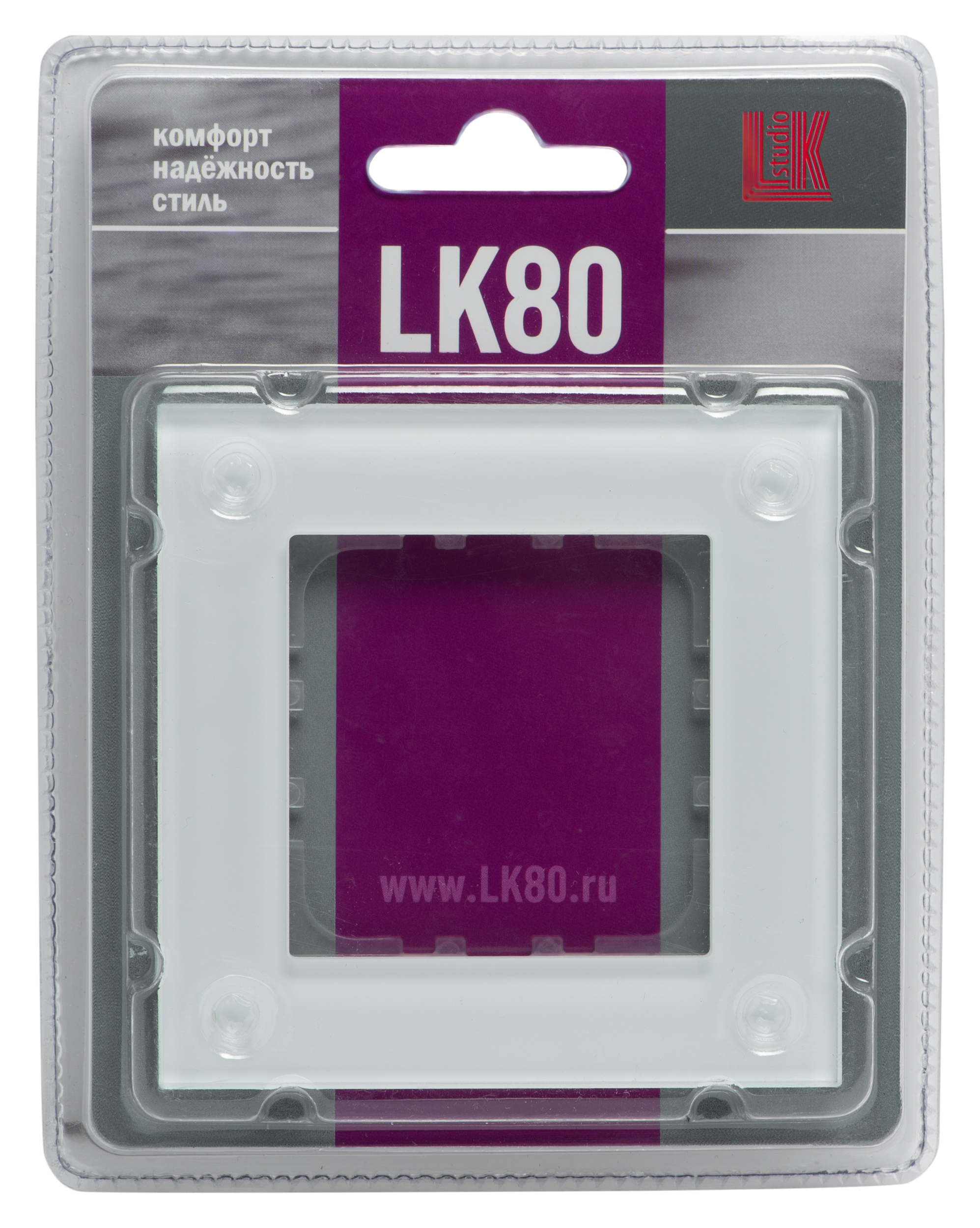 Изображение товара Рамка 1 пост LK Studio LK80 белый