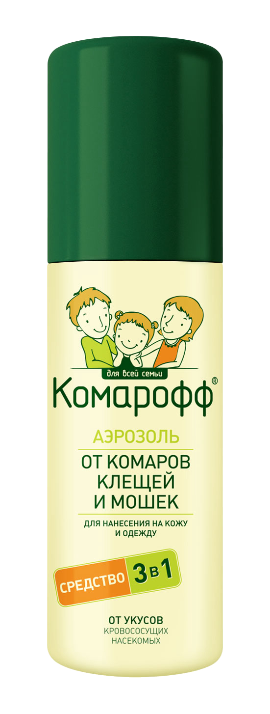 Изображение товара Аэрозоль Комарофф 3в1 100 мл