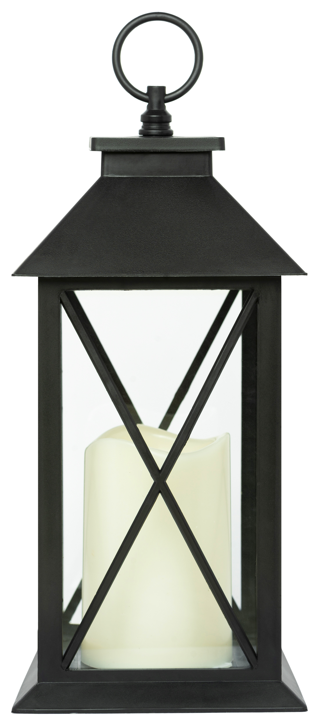 Изображение товара Световая фигура Фонарь-подсвечник со свечой 1 LED 31,5х18 см декоративный светильник для интерьера