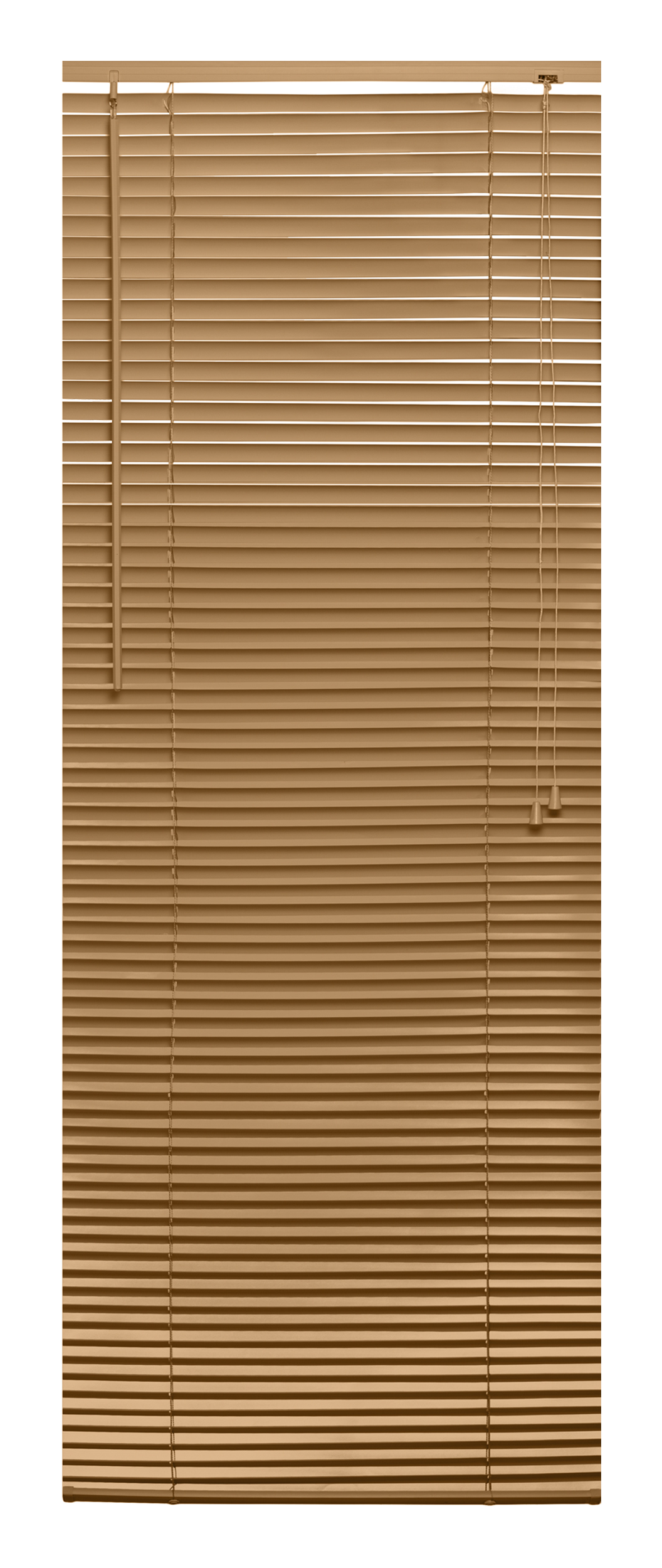 Изображение товара Пластиковые жалюзи Эскар 60х160 см бежевые для защиты от солнца и уличного шума