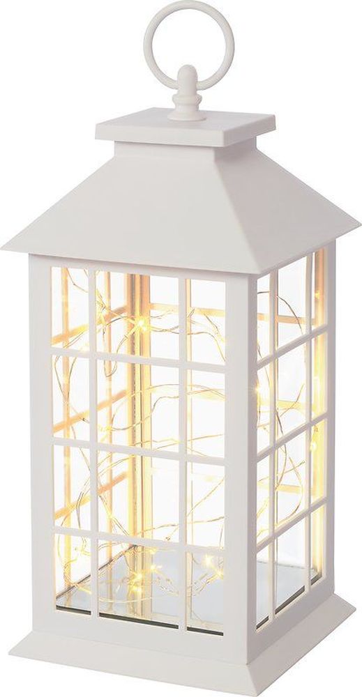 Изображение товара Декоративный фонарь 30 LED 32,5 см белый