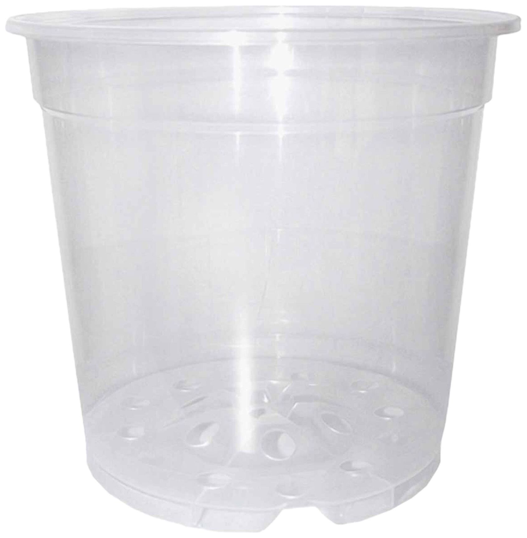 Изображение товара Горшок GARDEN SHOW d11,5 см 0,74 л пластиковый прозрачный