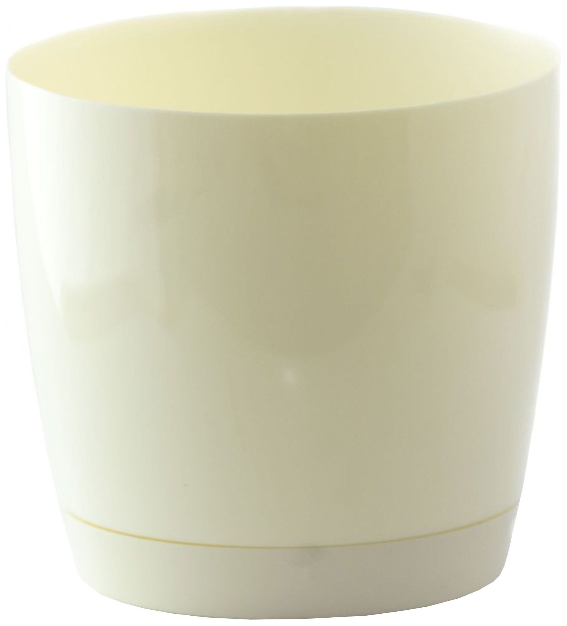 Горшки для комнатных растений Без бренда Горшок Form Plastic Toscana 0741-001 d13 см 1,6 л пластиковый кремовый