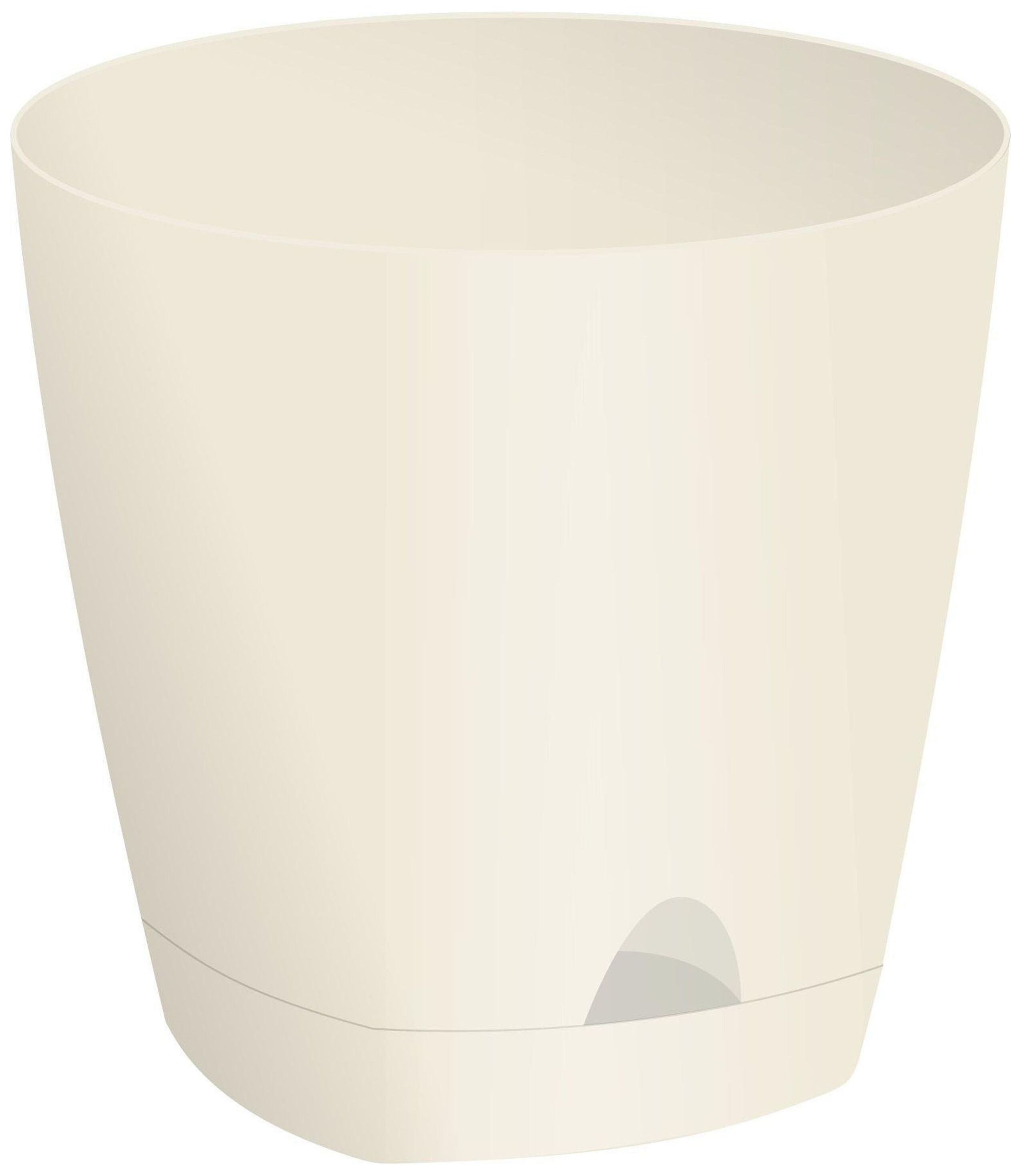 Изображение товара Горшок InGreen Amsterdam d20 см 4 л полипропиленовый с поддоном бежевый